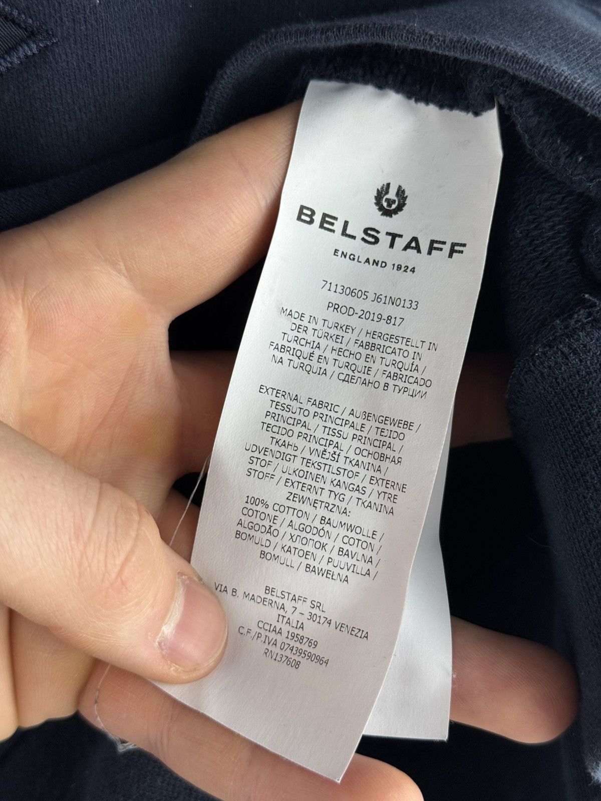 Belstaff Belstaff Women’s Blue Hoodie Size L / US 10 / IT 46 - 6 Thumbnail