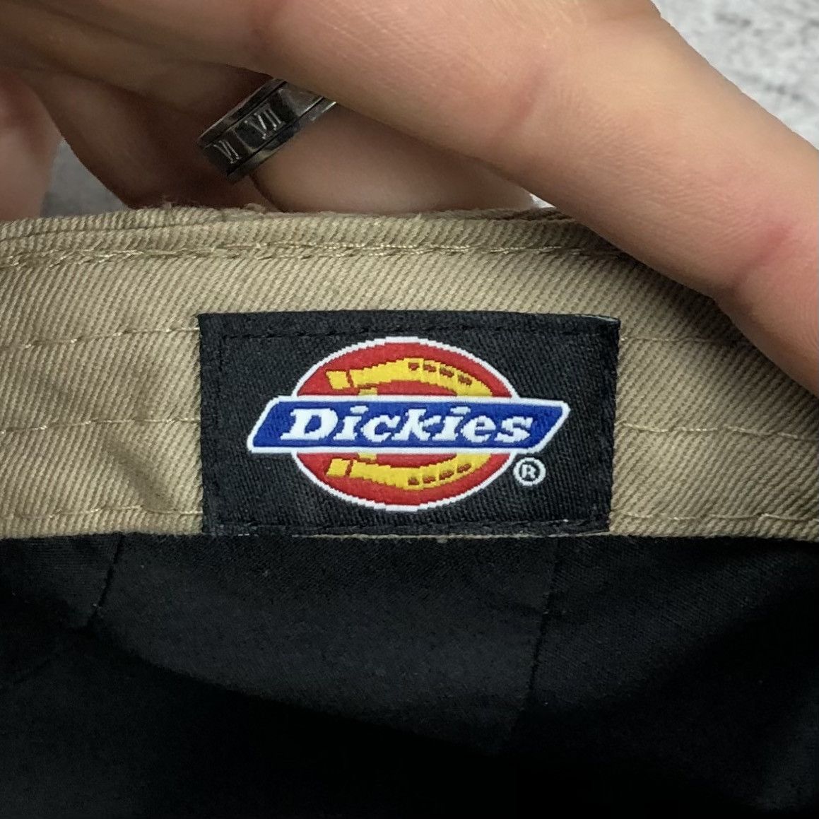 Dickies Dickies Vintage Flat Cap Newsboy Driver Hat Khaki Beige L/XL Size ONE SIZE - 10 Thumbnail