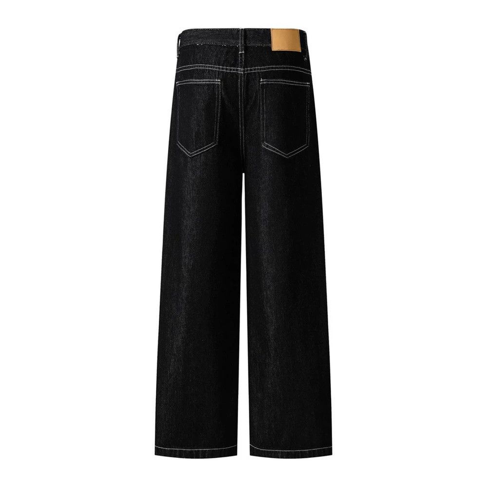 Jean Men's cleanfit high street casual loose wide-leg jeans Size US 32 / EU 48 - 2 Thumbnail