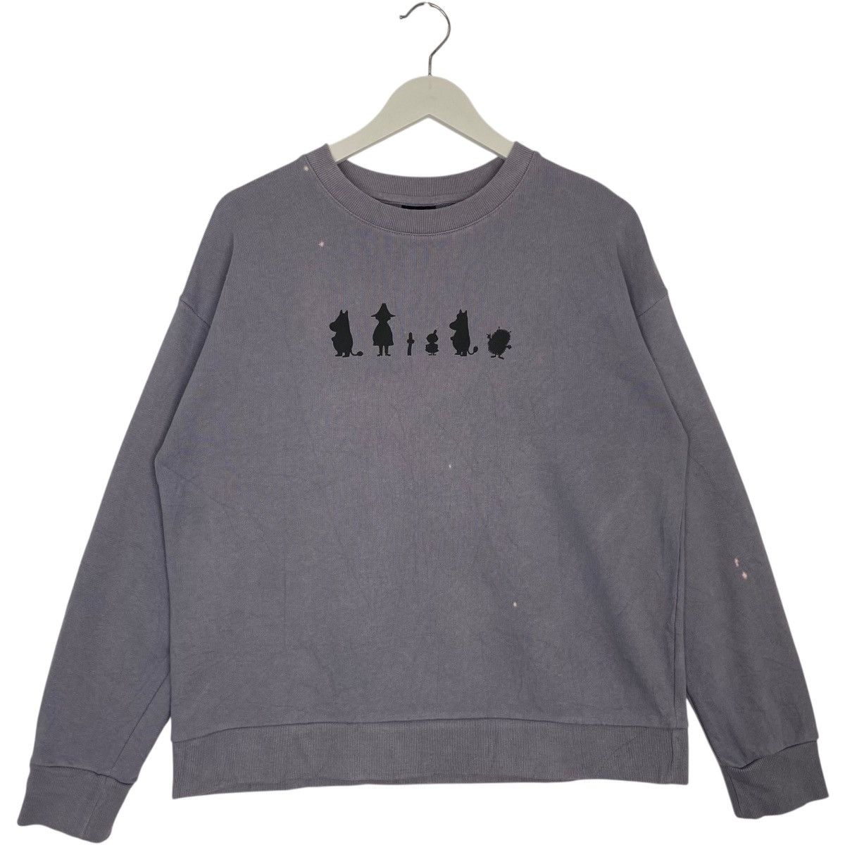 Vintage Vintage Moomin Sweatshirt Crewneck Big Logo Purple Size M Size US M / EU 48-50 / 2 - 1 Thumbnail
