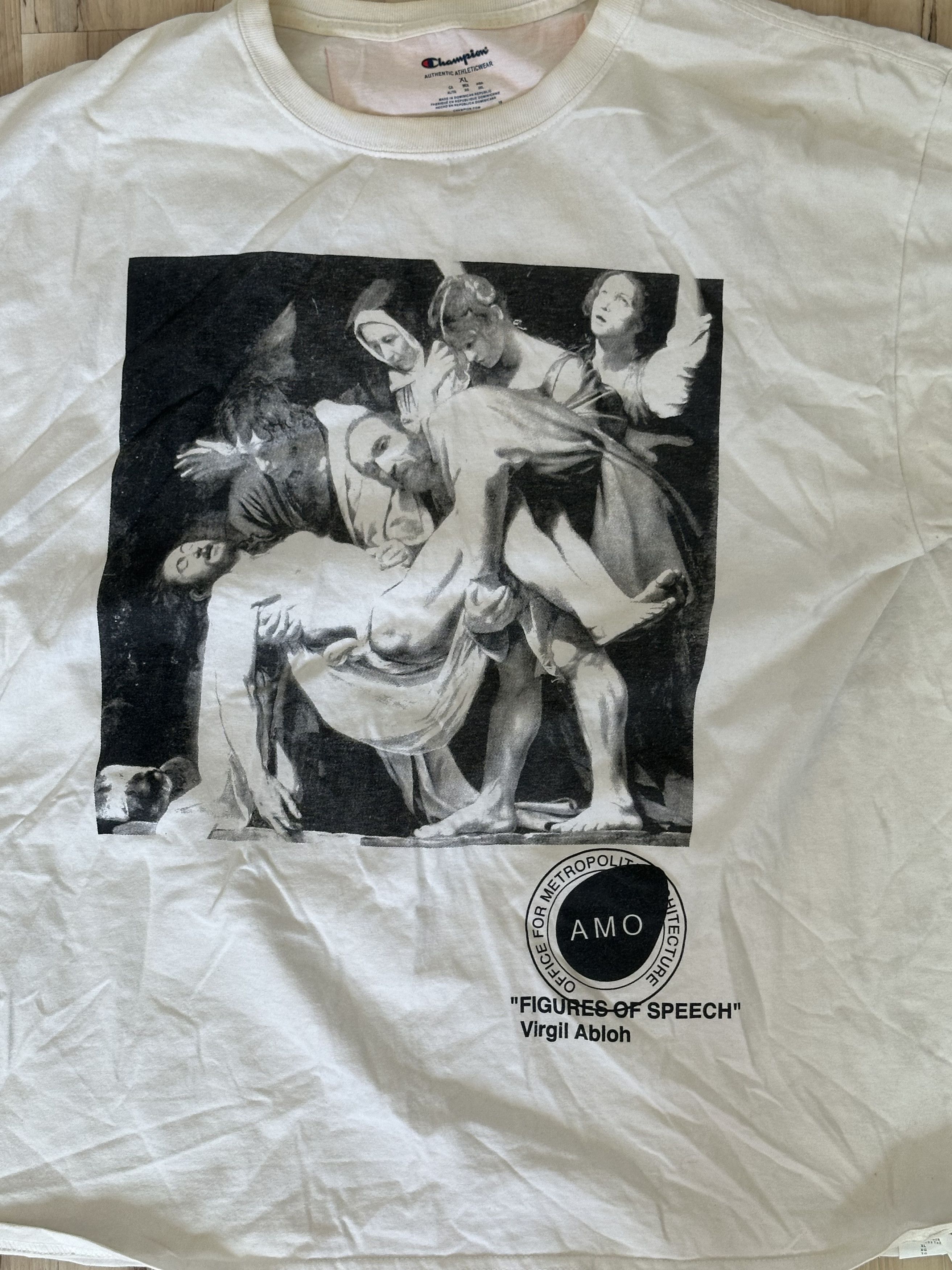Virgil Abloh Virgil Abloh x MCA Pyrex Caravaggio Tee White XL Size US XL / EU 56 / 4 - 2 Thumbnail