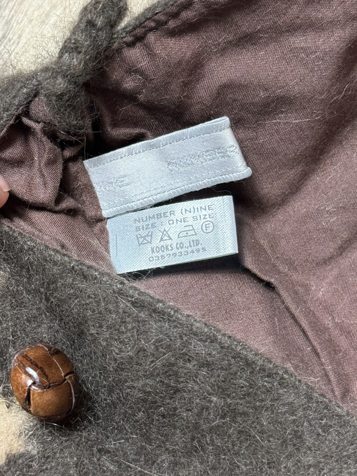 Number (N)ine AW 2002-2003 Nowhere Man Angora Side Bag Size ONE SIZE - 7 Thumbnail