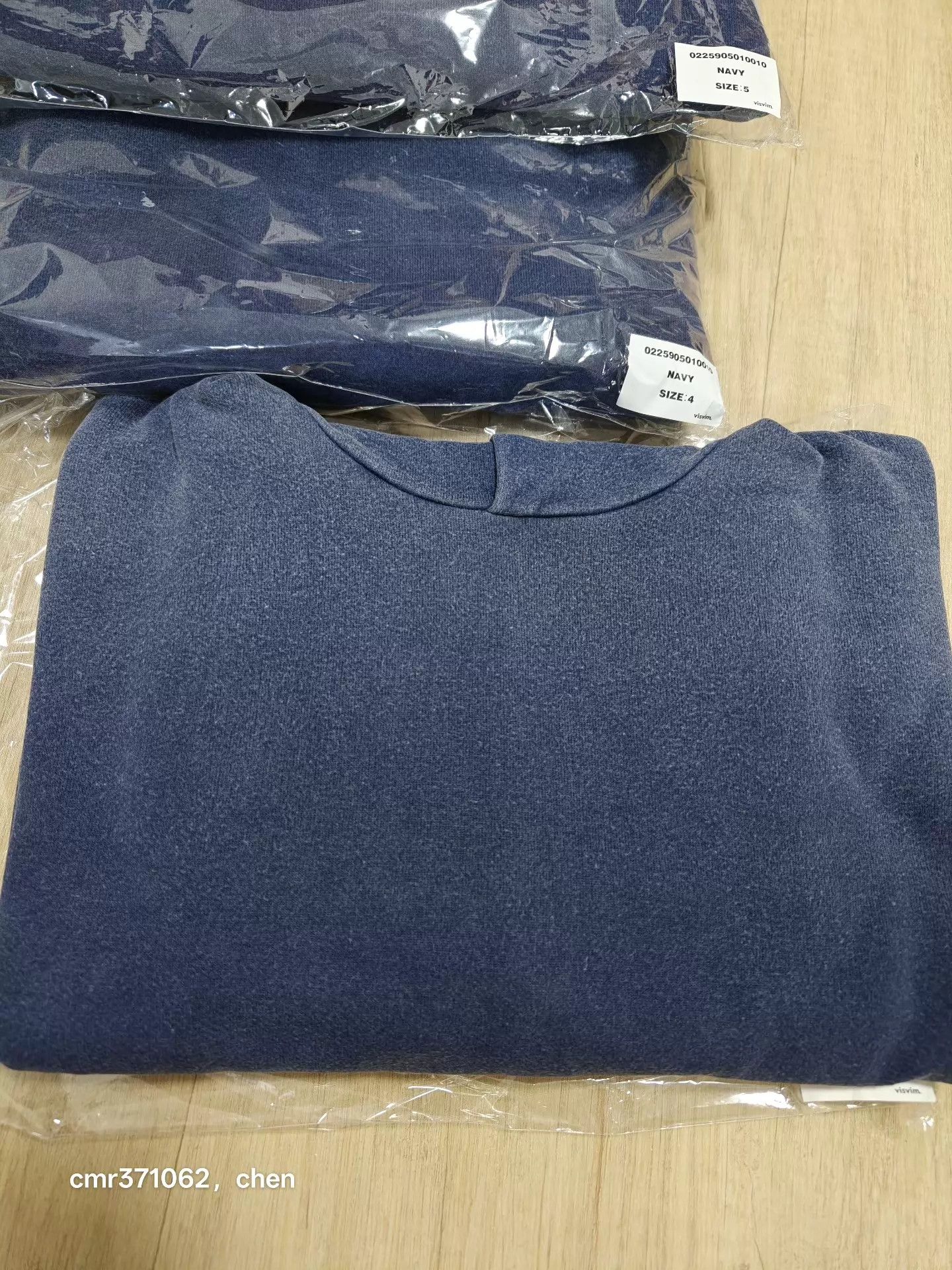 Visvim visvim 25 ICT Jumbo SB P.O Crash Hoodie Navy Sz 3 Size US XL / EU 56 / 4 - 6 Thumbnail