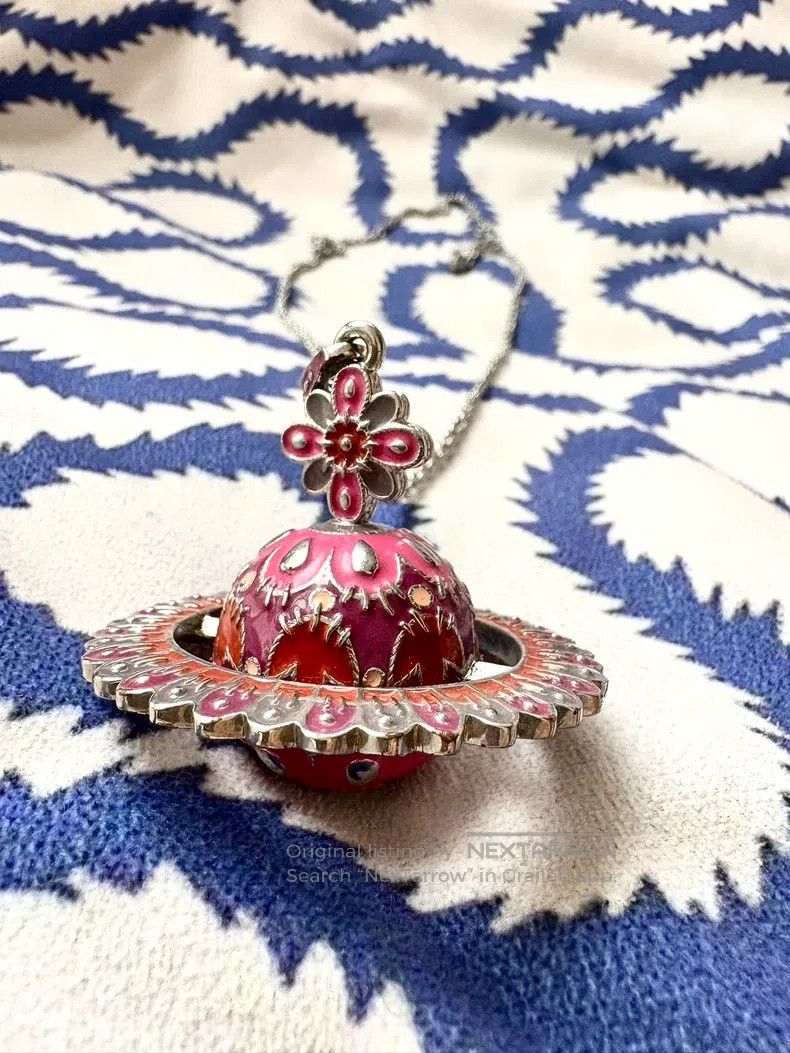 Vivienne Westwood Vivienne Westwood Antique Vulcan Floral Bohemian Enamel La Size ONE SIZE - 1 Thumbnail
