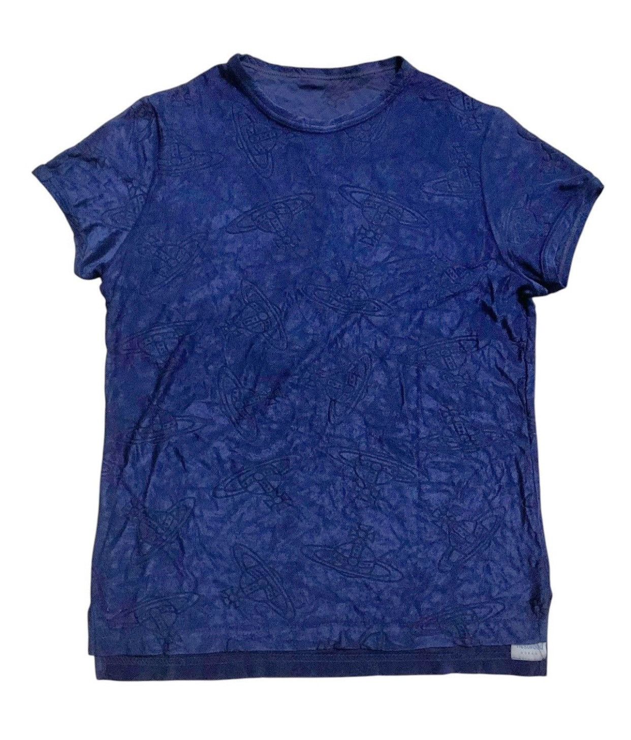 Vivienne Westwood 💥Vivienne Westwood Ocean Rayon Monogram Shirt Size S / US 4 / IT 40 - 1 Thumbnail