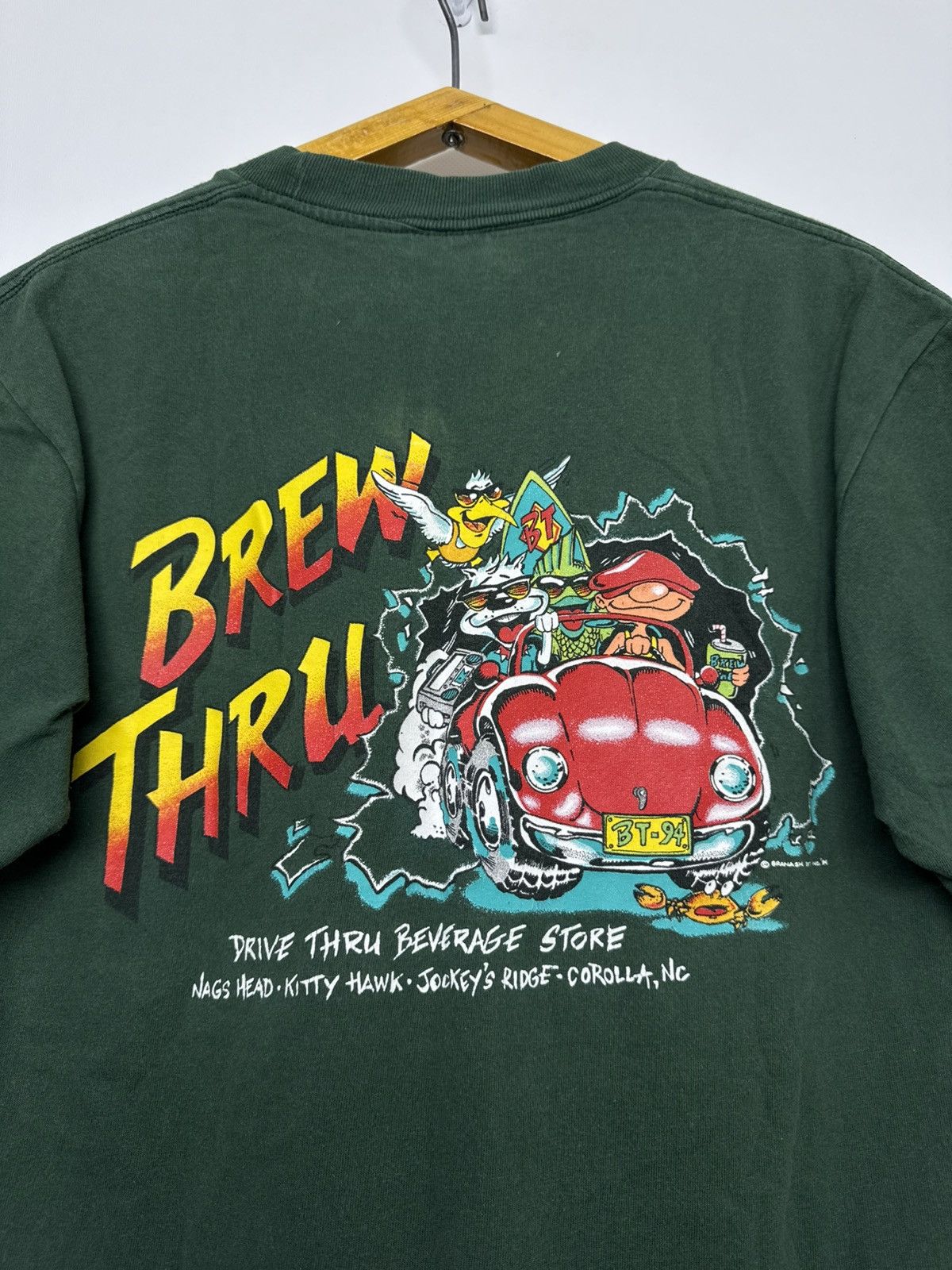 Anvil Vintage Y2k Brew Thru Big Logo Print 00’s Size US M / EU 48-50 / 2 - 4 Thumbnail