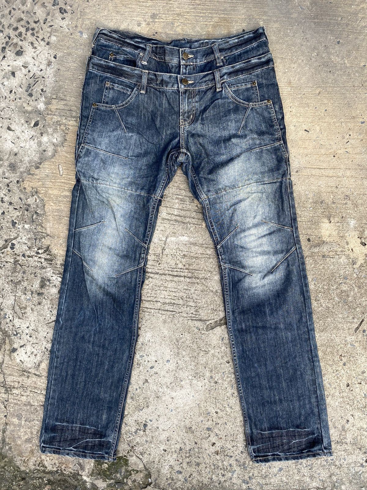 GOSTAR DE FUGA 🔥 PPFM POCKETS DOUBLE LAYER WAIST BUCKLE BACK Size US 34 / EU 50 - 3 Thumbnail