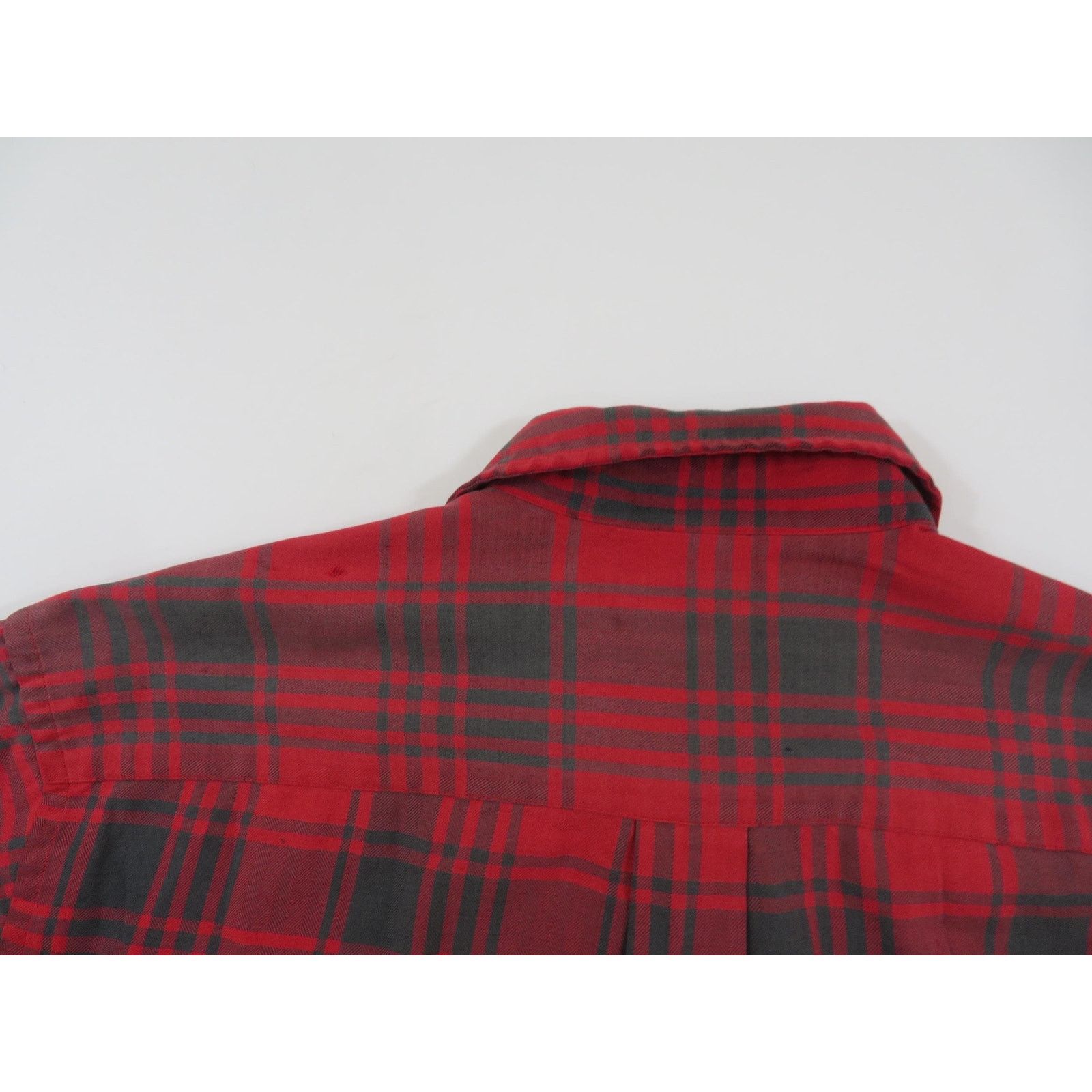 L.L. Bean LL Bean Flannel Shirt Buffalo Plaid Red Gray Sz L 1990s Size US L / EU 52-54 / 3 - 4 Thumbnail