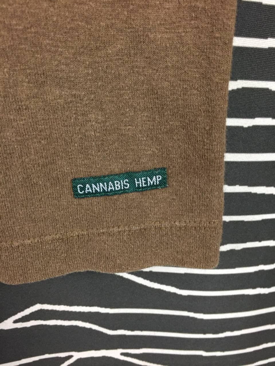 Vintage Vtg Never Ending Circle Hemp Cotton Long Sleeve Tee Size US M / EU 48-50 / 2 - 5 Thumbnail