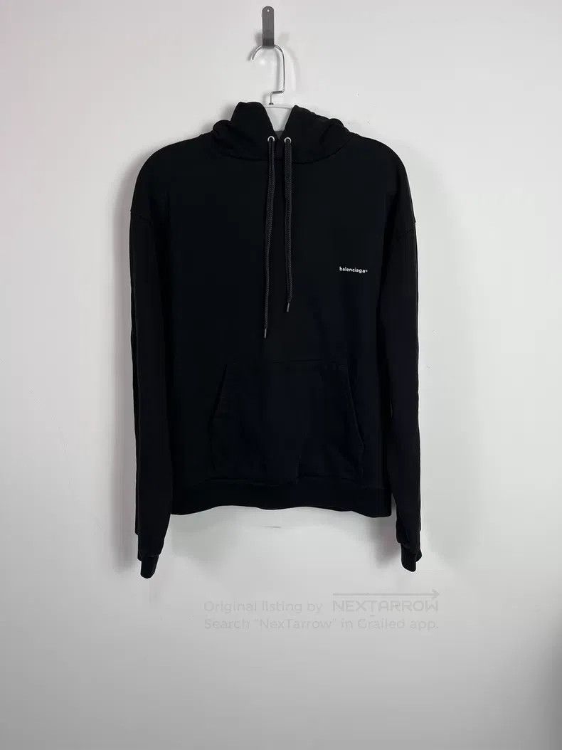 Balenciaga Balenciaga Hooded Sweatshirt Black Size US M / EU 48-50 / 2 - 1 Thumbnail