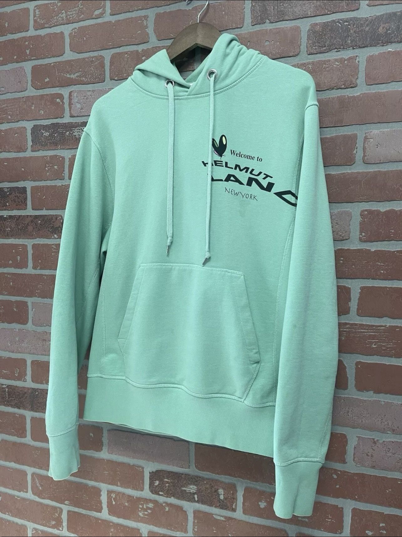 Helmut Lang Size S - Helmut Lang Green Hoodie Streetwear Designer Size US S / EU 44-46 / 1 - 3 Thumbnail
