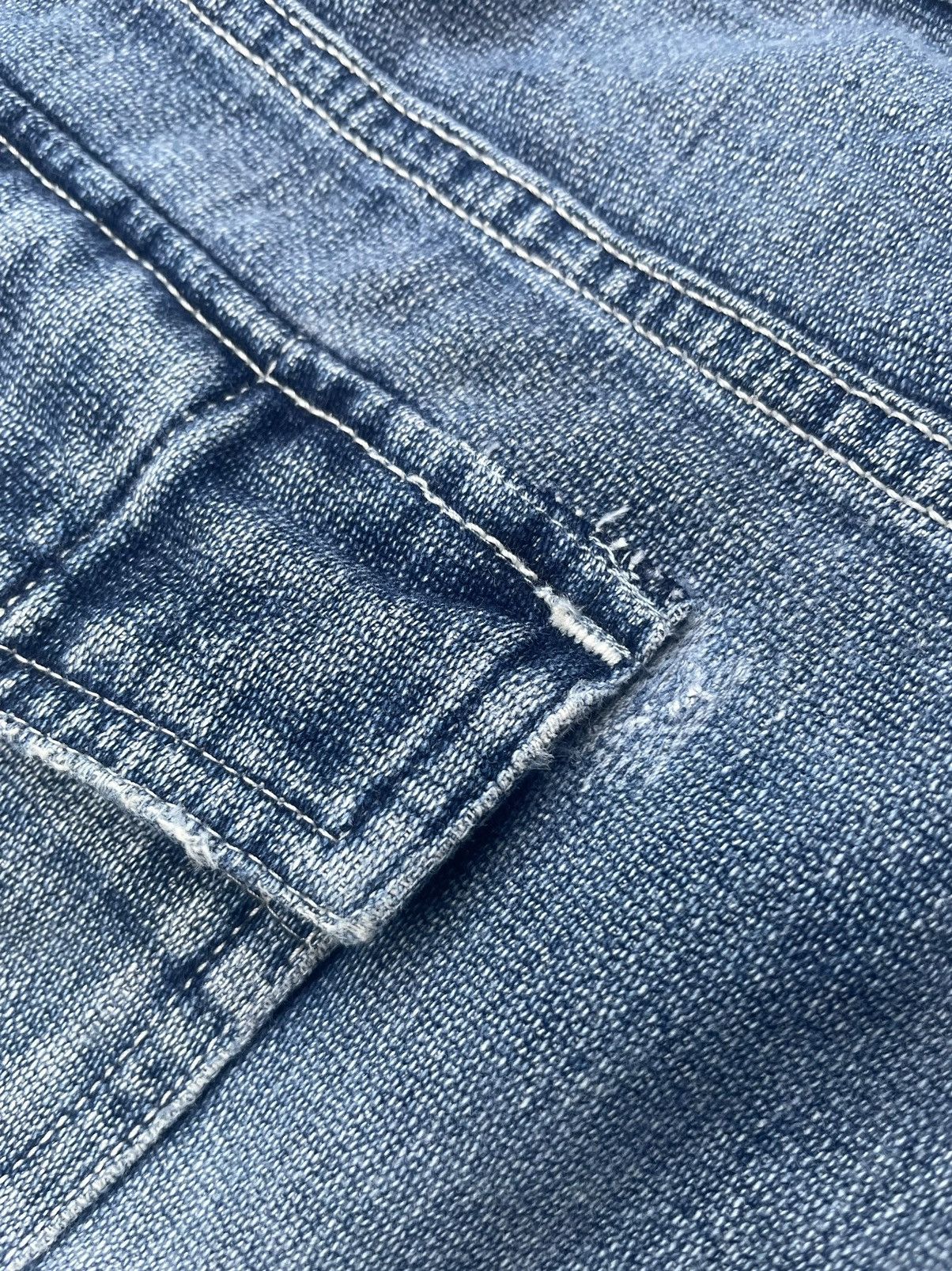 Levi's × Vintage Vintage 2003 Levis 503 e Side Pocket Distresed Denim Size US 34 / EU 50 - 15 Thumbnail