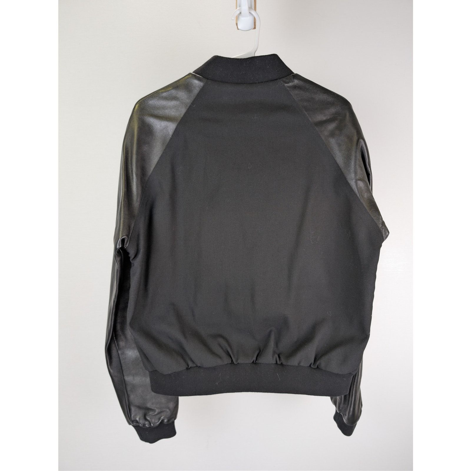 Saint Laurent Paris o1rshd1 CC20 Leather Bomber Jacket in Black Size US M / EU 48-50 / 2 - 12 Thumbnail