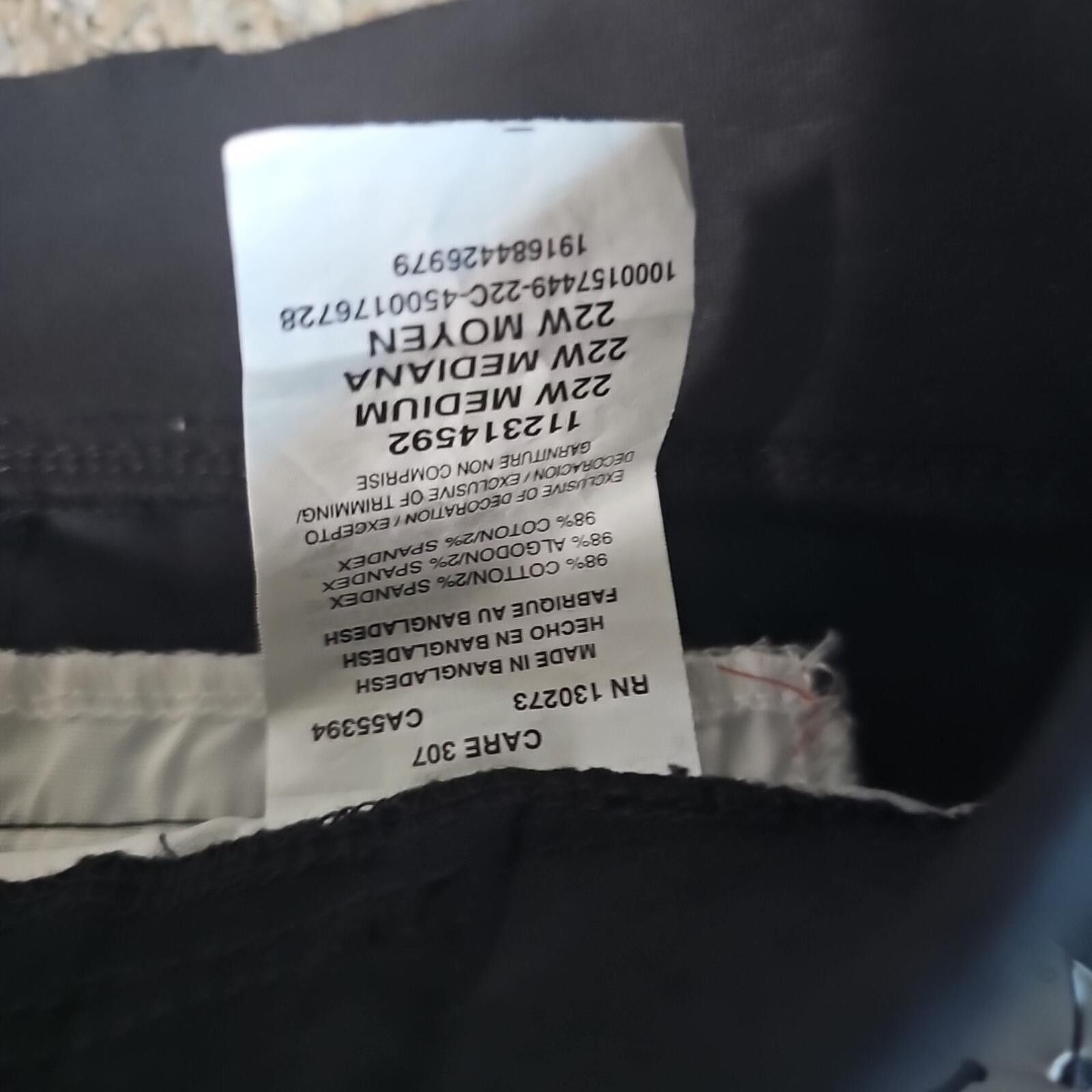 Lee Lee Relaxed Fit Midrise Plus 22W Medium Black Shorts NWT Size 42" / US 20 - 5 Thumbnail