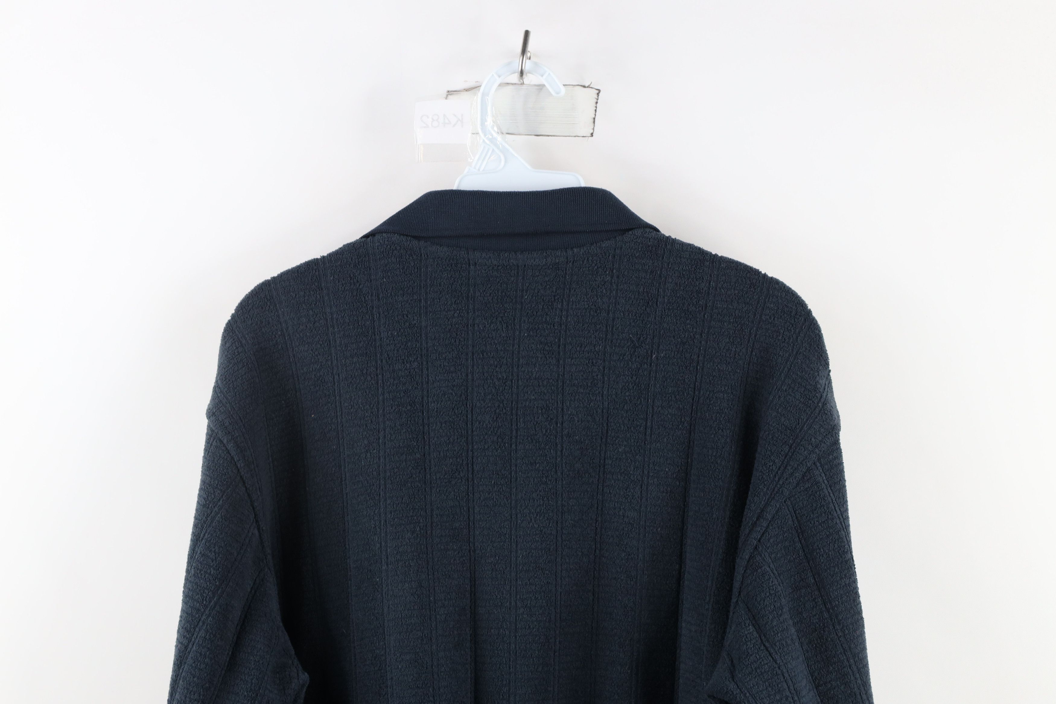 Vintage Vintage 90s Streetwear Fleece Collared Pullover Sweater Size US M / EU 48-50 / 2 - 8 Thumbnail