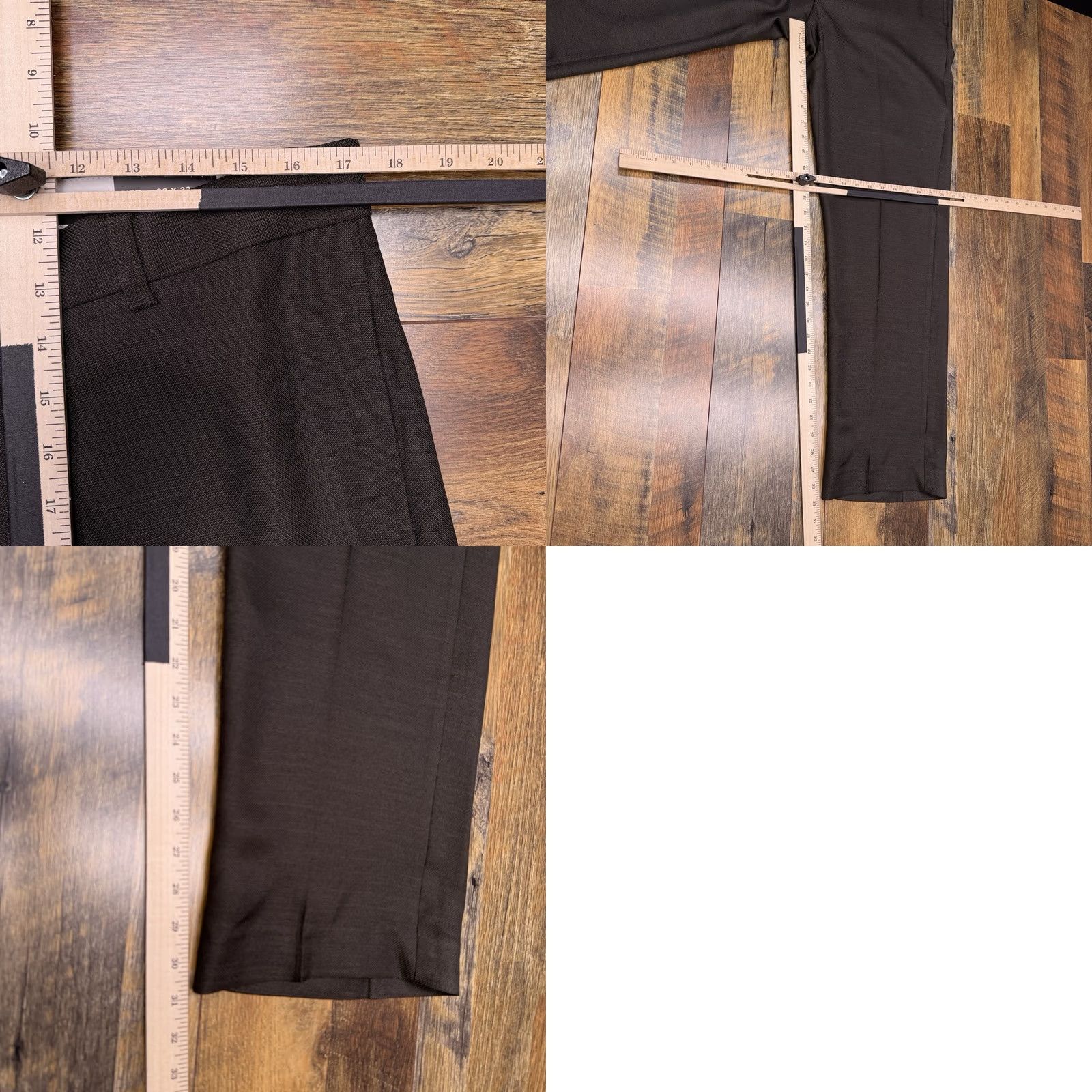 Vintage Michael Brandon Dress Pants Mens 36x32 Chocolate Wrinkle Resistant New Size US 36 / EU 52 - 9 Thumbnail