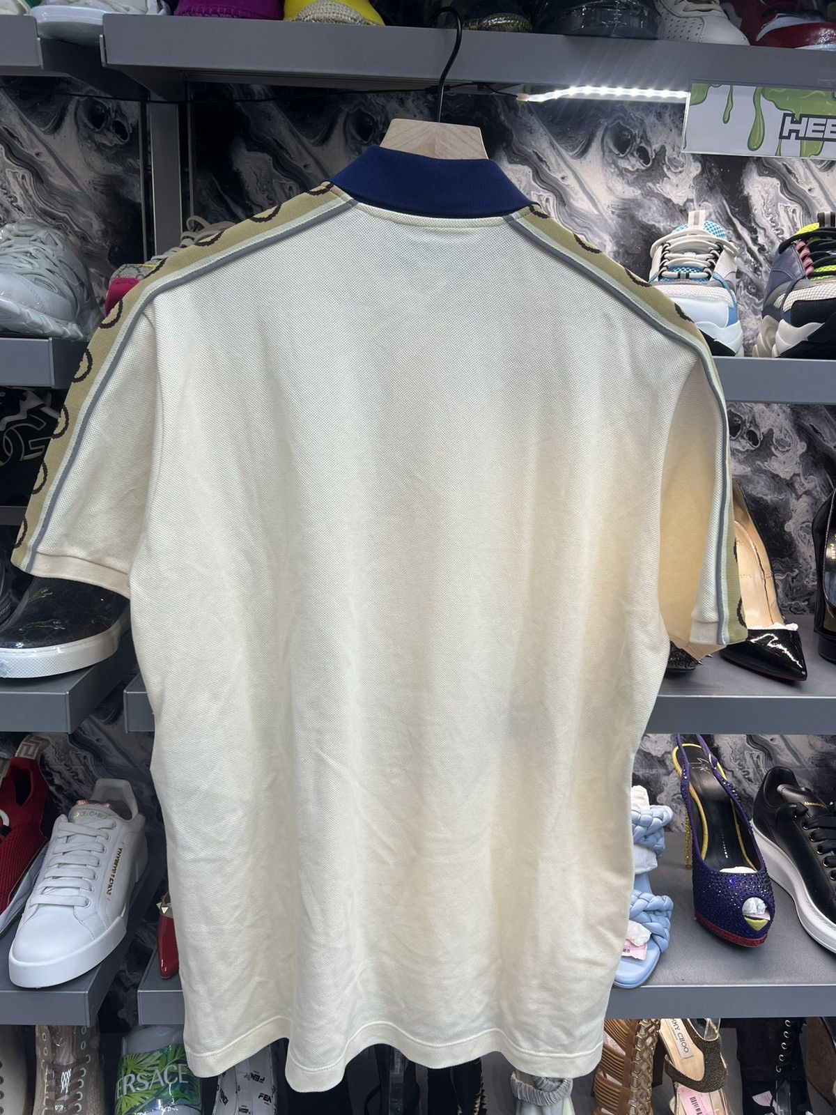 Gucci Gucci Polo With Interlocking G Stripe Size US L / EU 52-54 / 3 - 2 Thumbnail