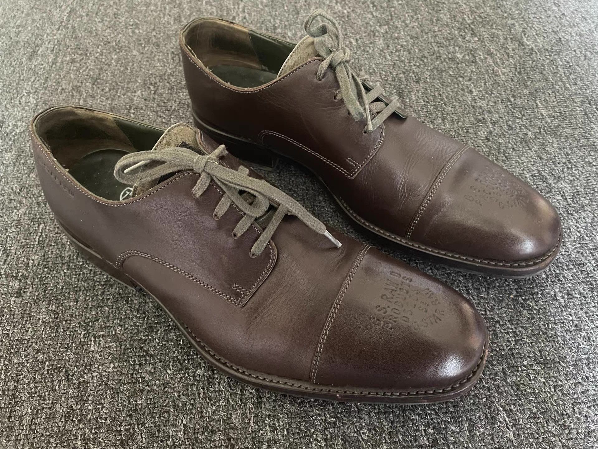 G-Star G-Star Raw brown derby leather shoes Q4 Size US 10 / EU 43 - 1 Thumbnail