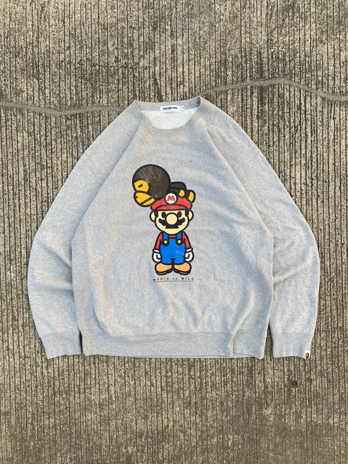 Bape Bape Baby Milo x Mario Sweatshirt Size US L / EU 52-54 / 3 - 2 Thumbnail