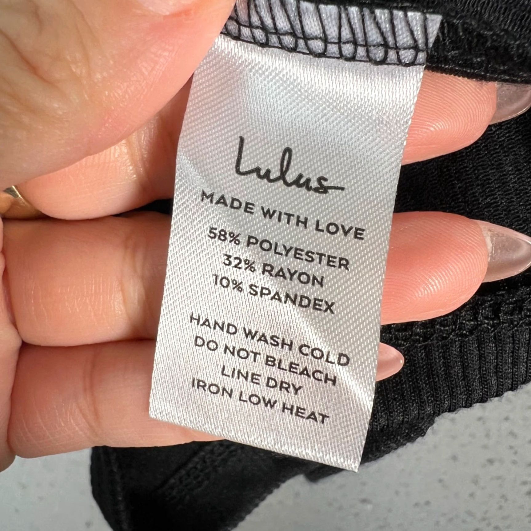 Lulus Lulus XS Black Tank Cropped Racerback Ribbed Cropped Tank Top Womens XS Black Summer Style New with Tags Size XS / US 0-2 / IT 36-38 - 4 Thumbnail