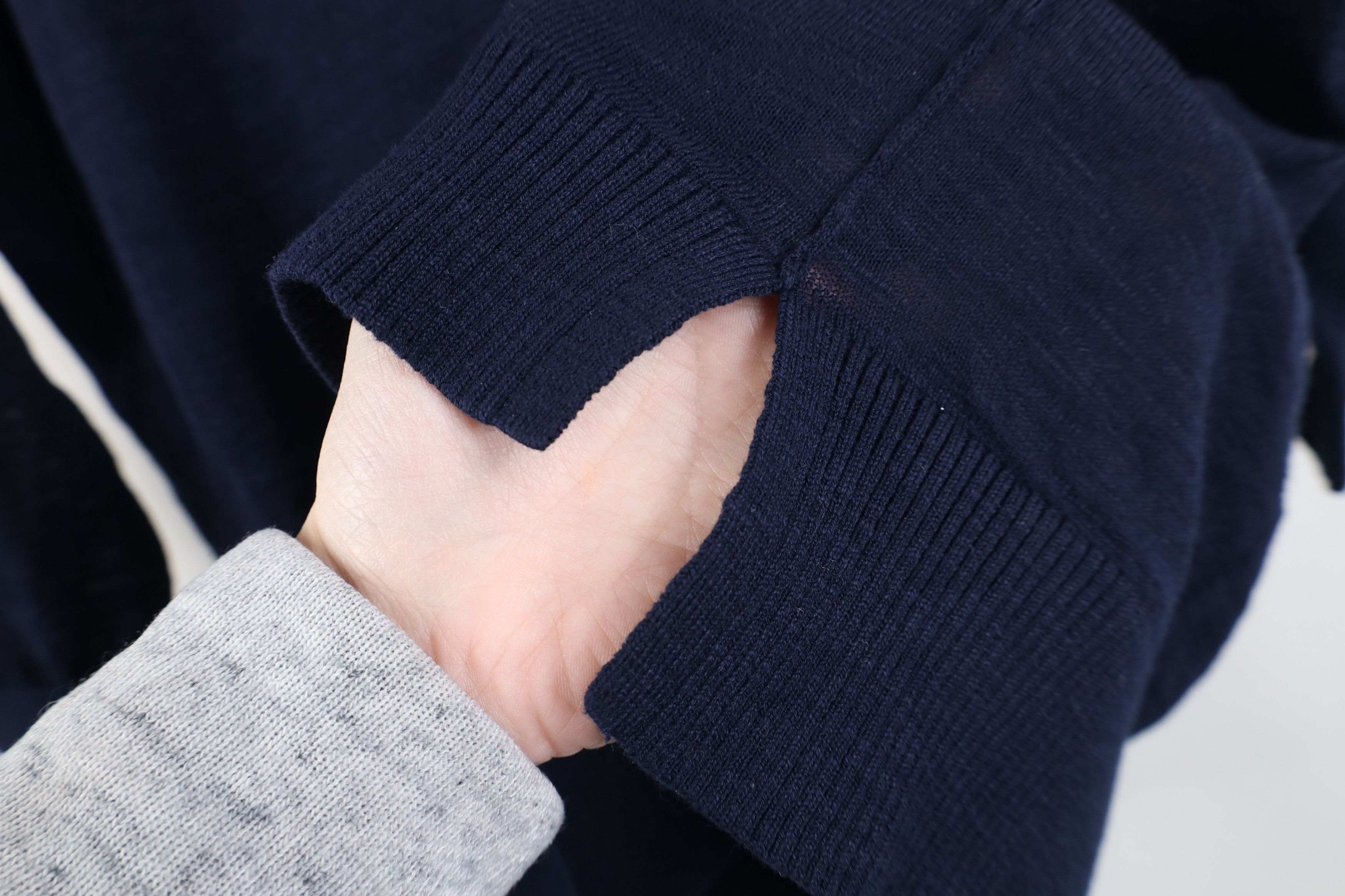 J.Crew Deadstock Vintage Y2K J Crew Cotton Knit 3/4 Sleeve Sweater Size M / US 6-8 / IT 42-44 - 7 Thumbnail