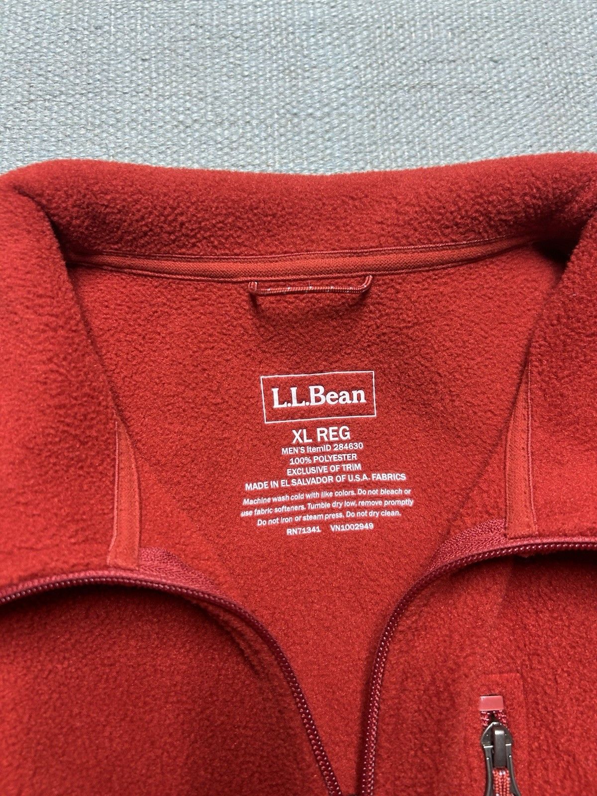 L.L. Bean LL Bean fleece jacket synchilla 3 pocket orange snow ski XL Size US XL / EU 56 / 4 - 4 Thumbnail