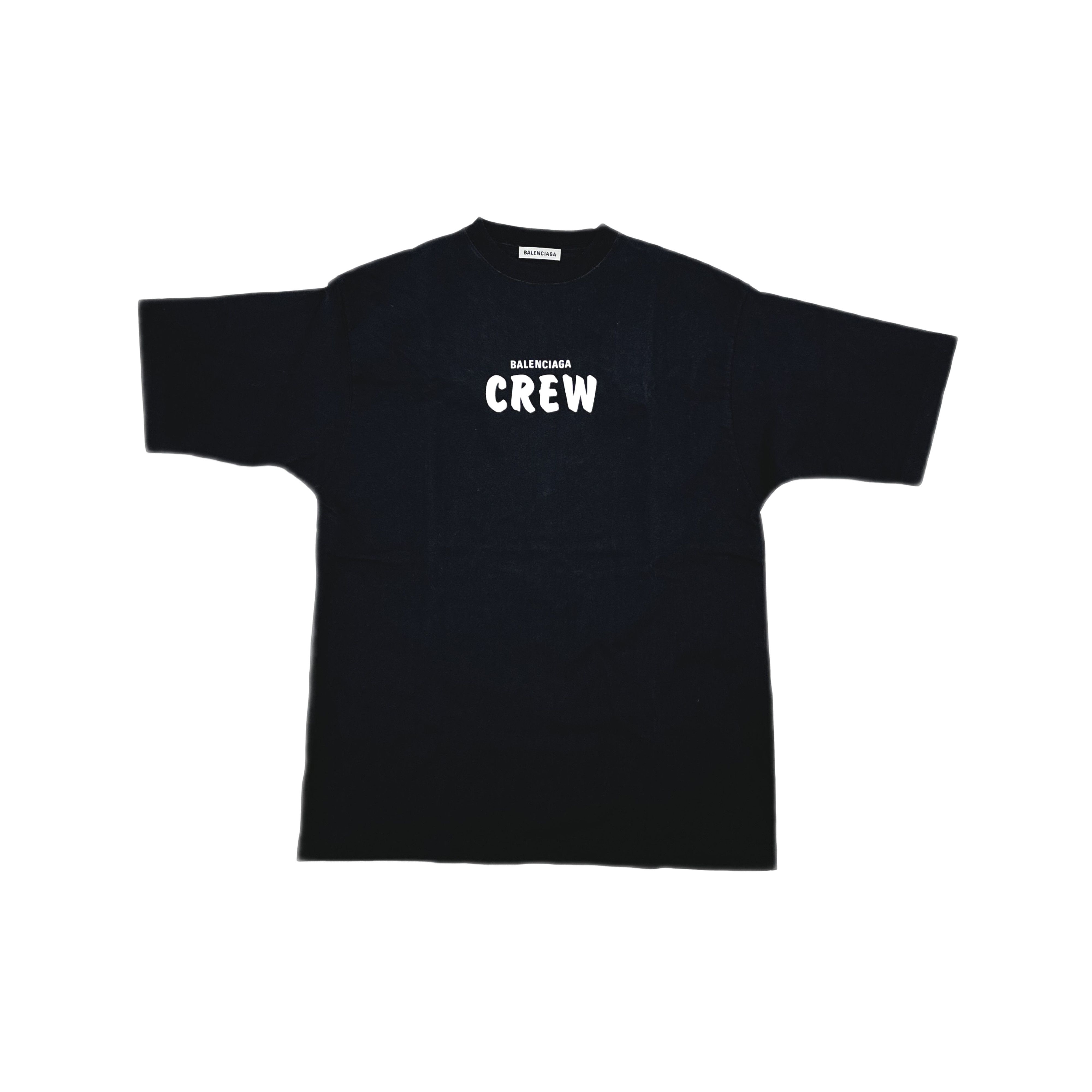 Balenciaga Balenciaga Crew Logo Print T-Shirt S Size US S / EU 44-46 / 1 - 1 Thumbnail
