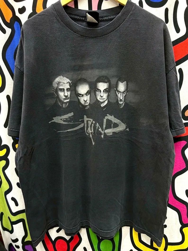 Vintage Vintage 2001 Staind Band tshirt size 2XL Size US XXL / EU 58 / 5 - 2 Thumbnail