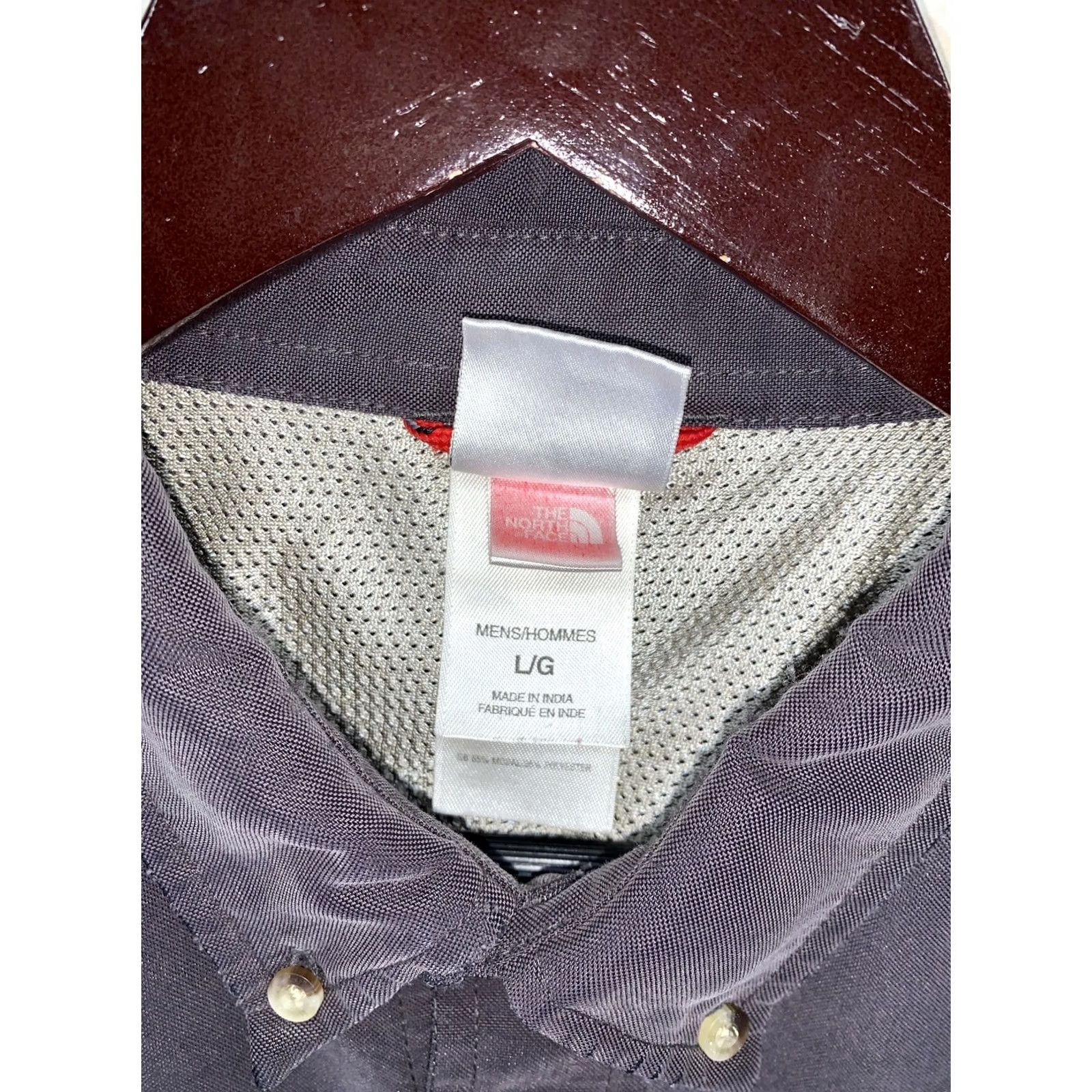 The North Face The North Face Mens L-Gray Button Up Shirt Outdoor/Travel Hiking/Fishing Shirt-5671 Size US L / EU 52-54 / 3 - 3 Thumbnail
