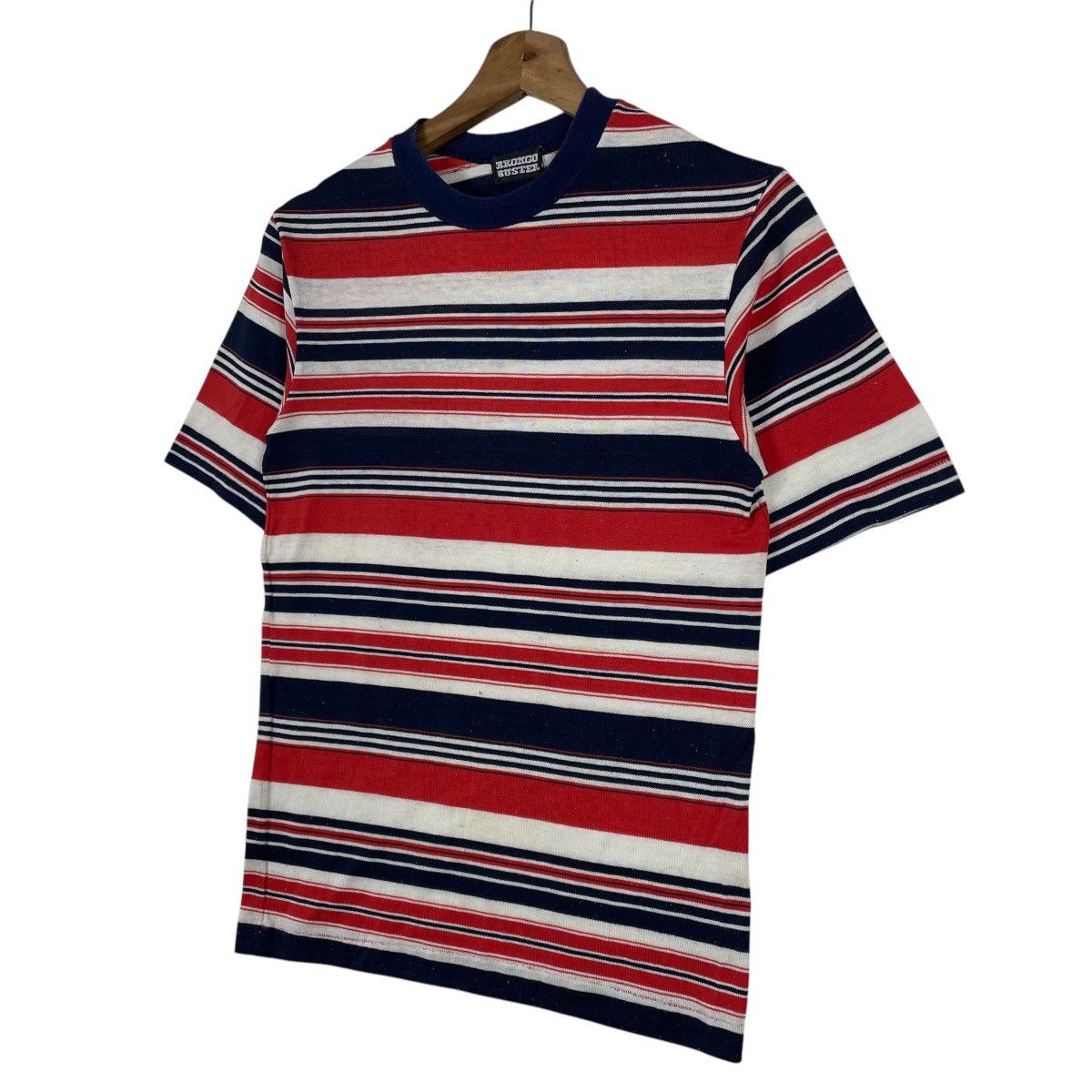 Vintage Vintage 70s Broxgo Buster Stripe Tee Shirt Size US XS / EU 42 / 0 - 4 Thumbnail