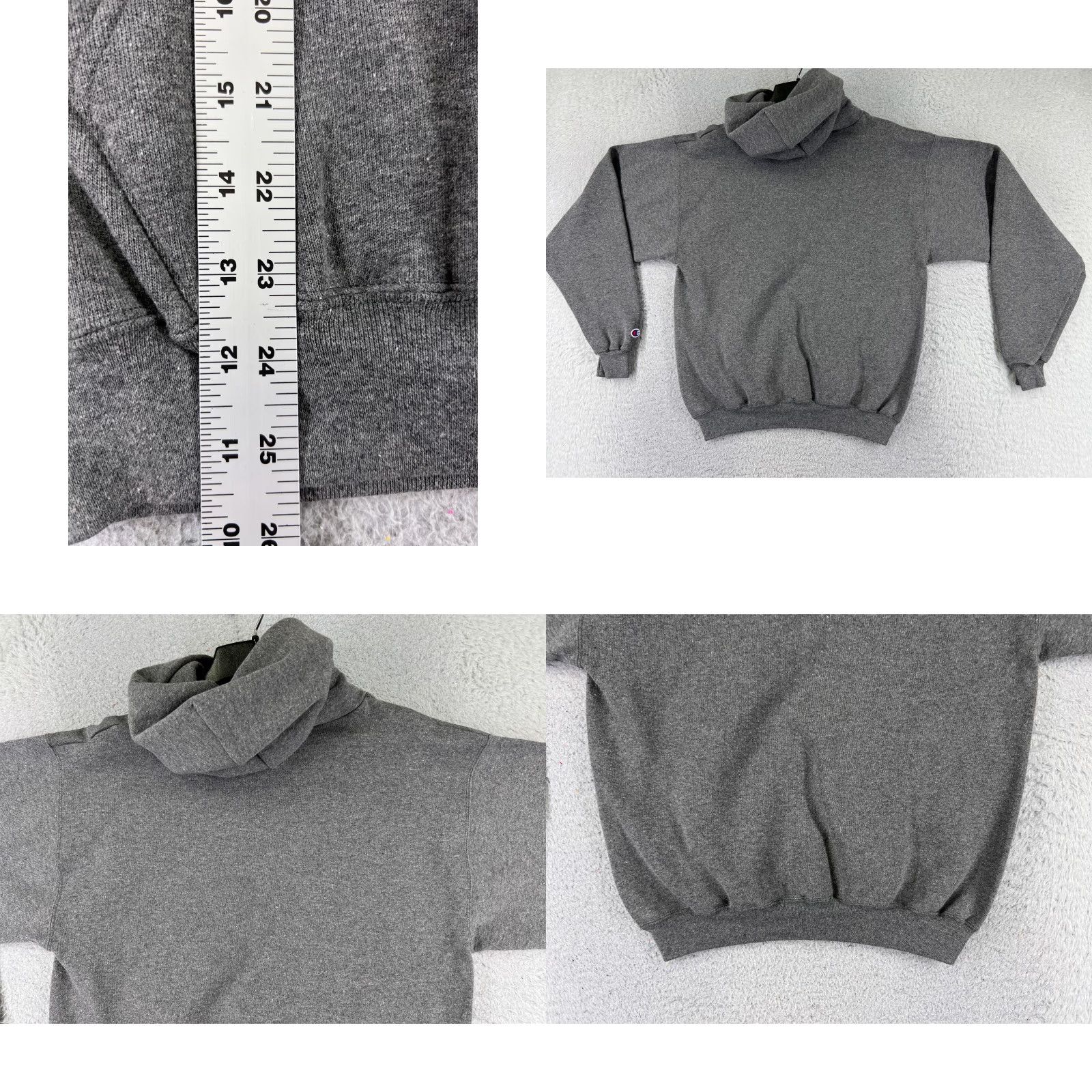 Champion Champion Sweatshirt Adult Medium Gray Long Sleeve Pullover Pocket Cotton Mens Size US M / EU 48-50 / 2 - 9 Thumbnail