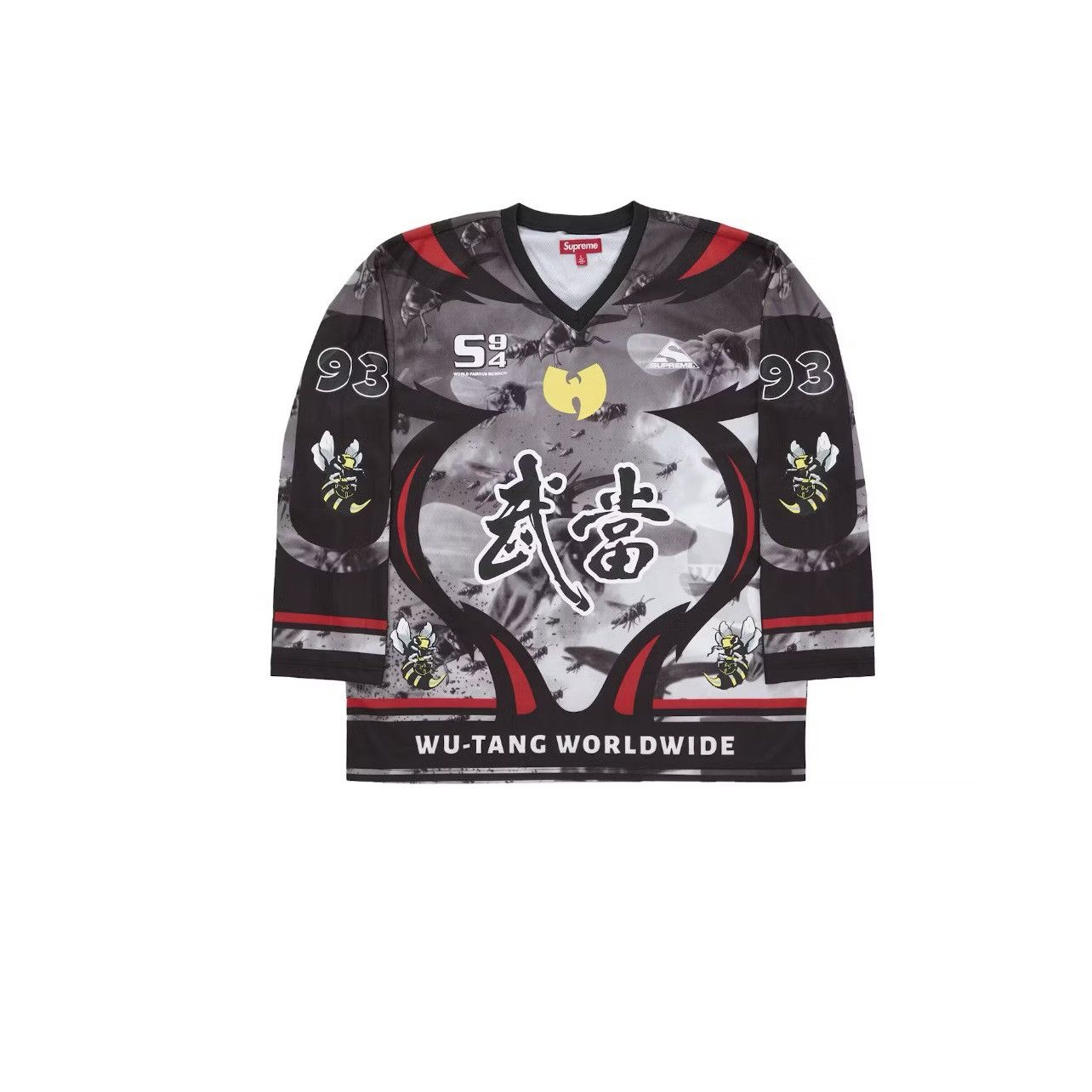 Supreme Supreme Wu Tang Clan Hockey Jersey Black Size: XL Size US XL / EU 56 / 4 - 1 Thumbnail