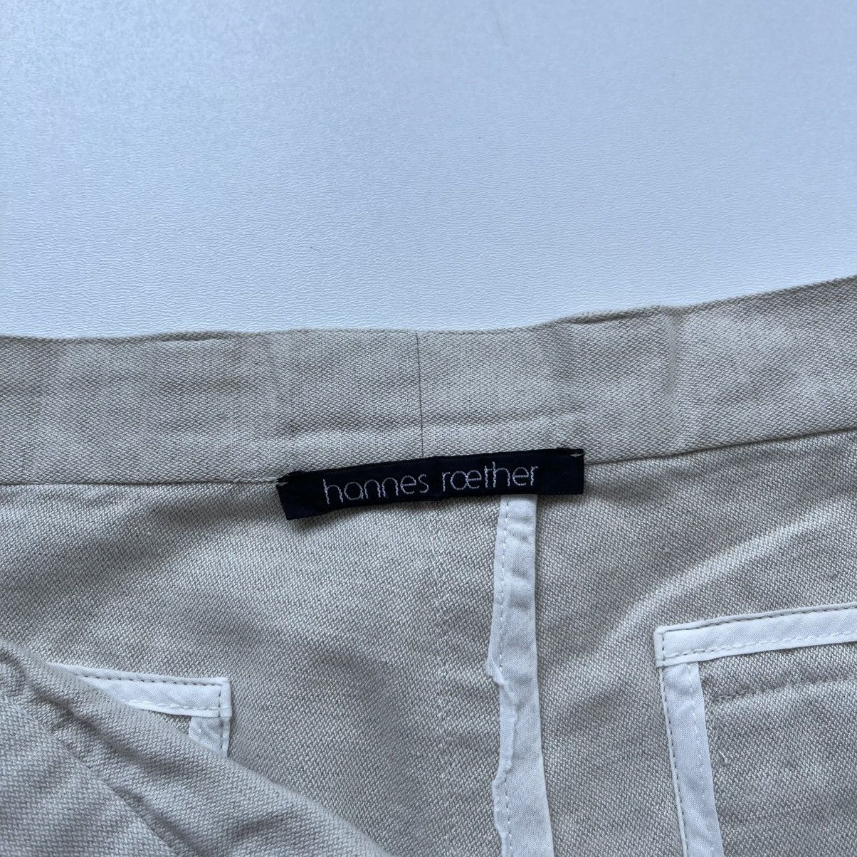 hannes roether Hannes Roether Cotton/Linen Baggy Pants White Size US 30 / EU 46 - 8 Thumbnail