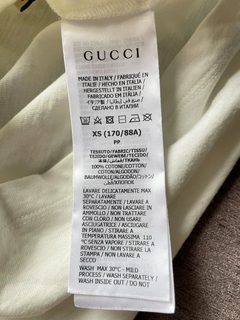 Gucci Gucci Letter geometric contrast color short sleeves 2503-Ne Size US XS / EU 42 / 0 - 3 Thumbnail