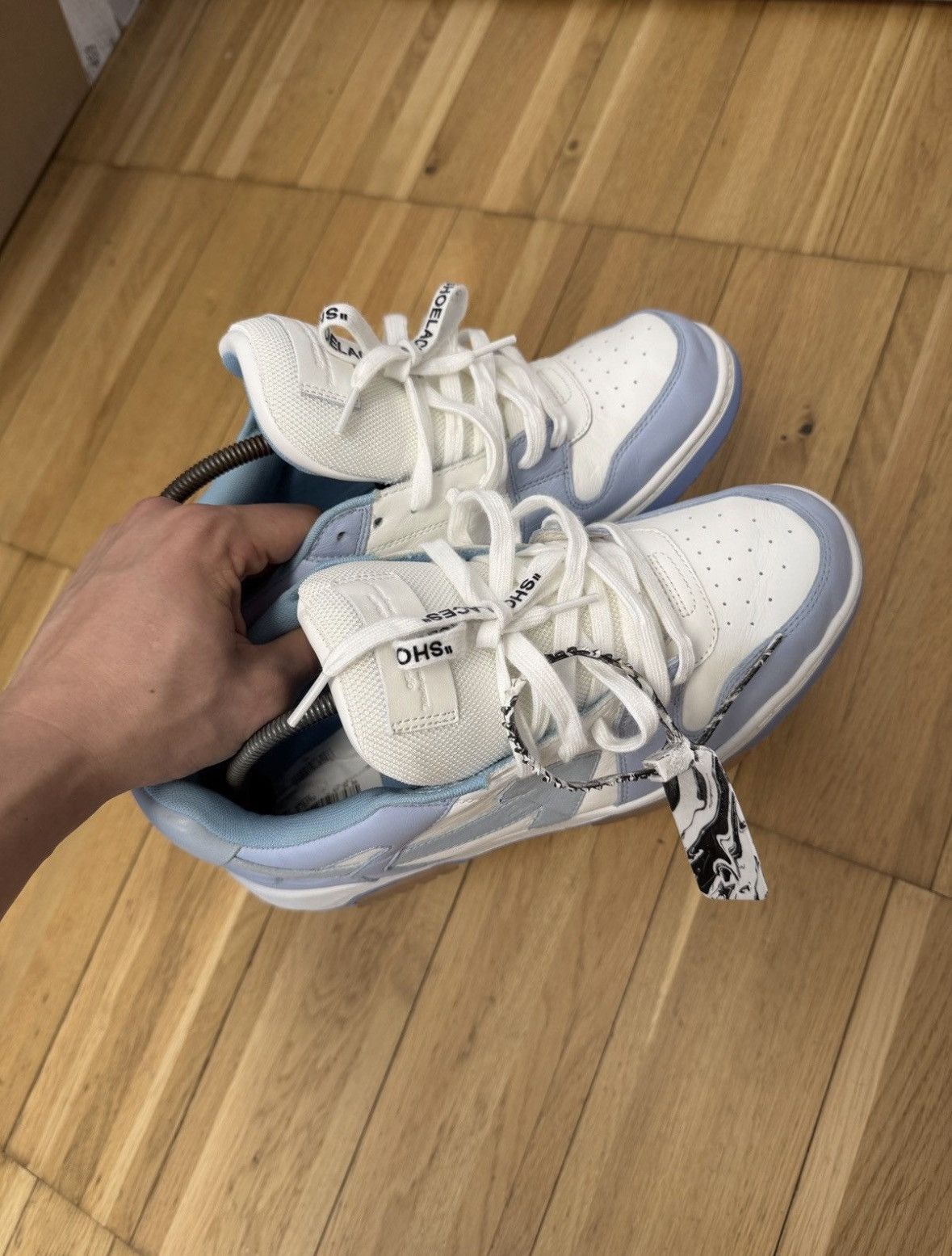 Off-White Off White Out of Office Low 'Light Blue' | SOLID CONDITION Size US 10.5 / EU 43-44 - 7 Thumbnail