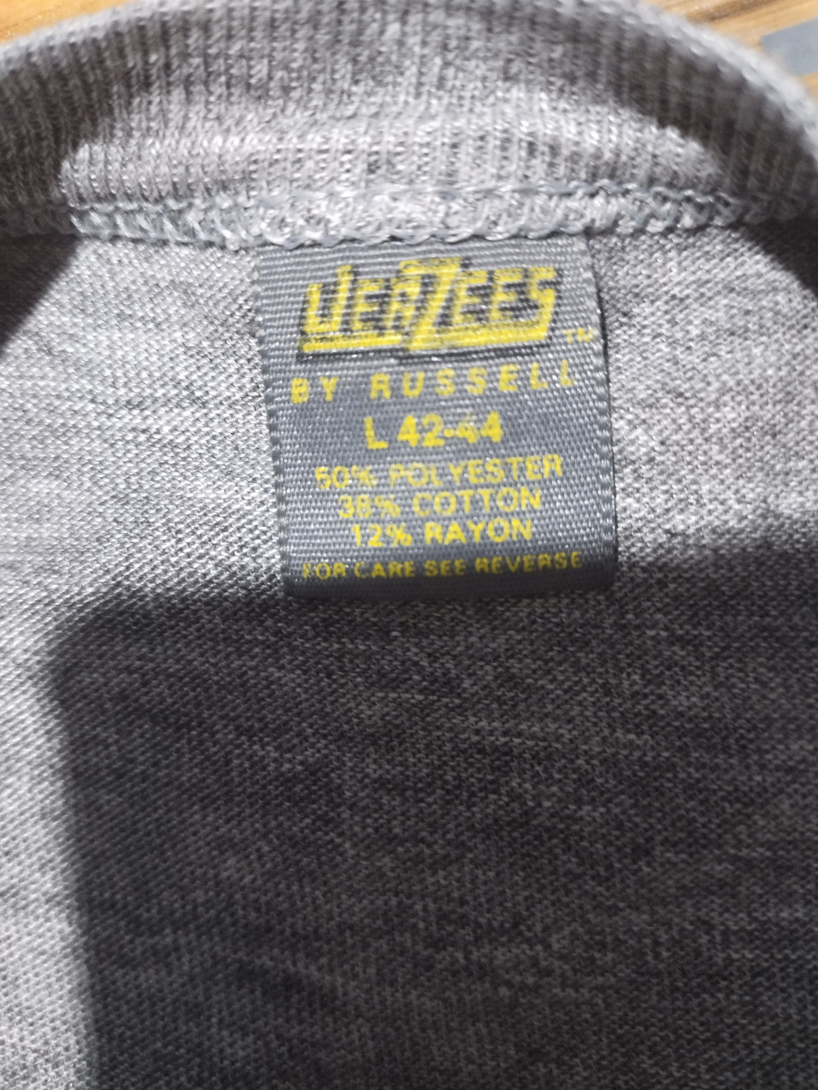Jerzees × Vintage T Shirt Crimson Tide, 3 Blend Rayon "Crafted Pride in USA Size US L / EU 52-54 / 3 - 4 Thumbnail