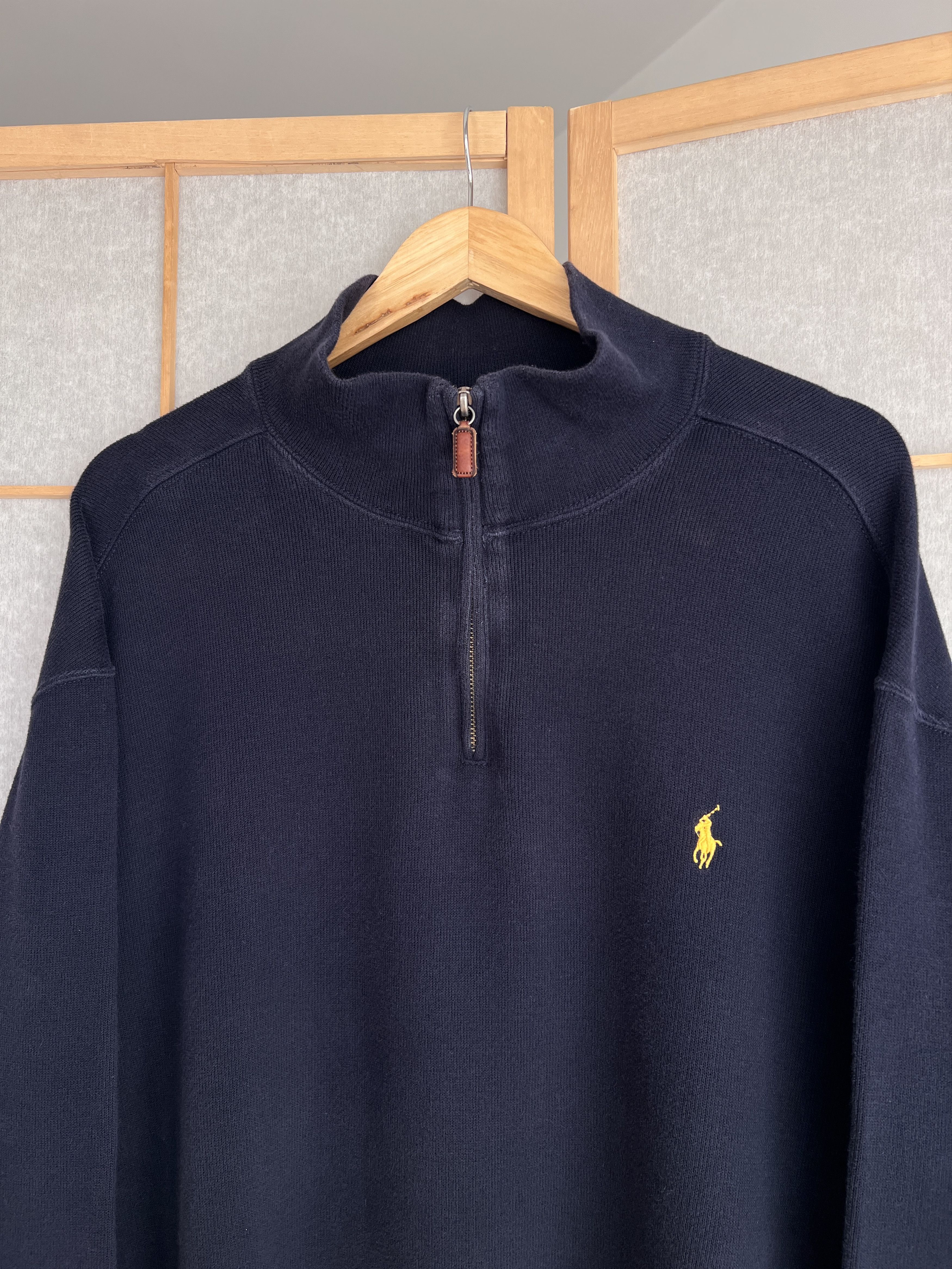 Polo Ralph Lauren PRL half zip sweatshirt old money vintage sweater 2000s rare Size US XXL / EU 58 / 5 - 6 Thumbnail