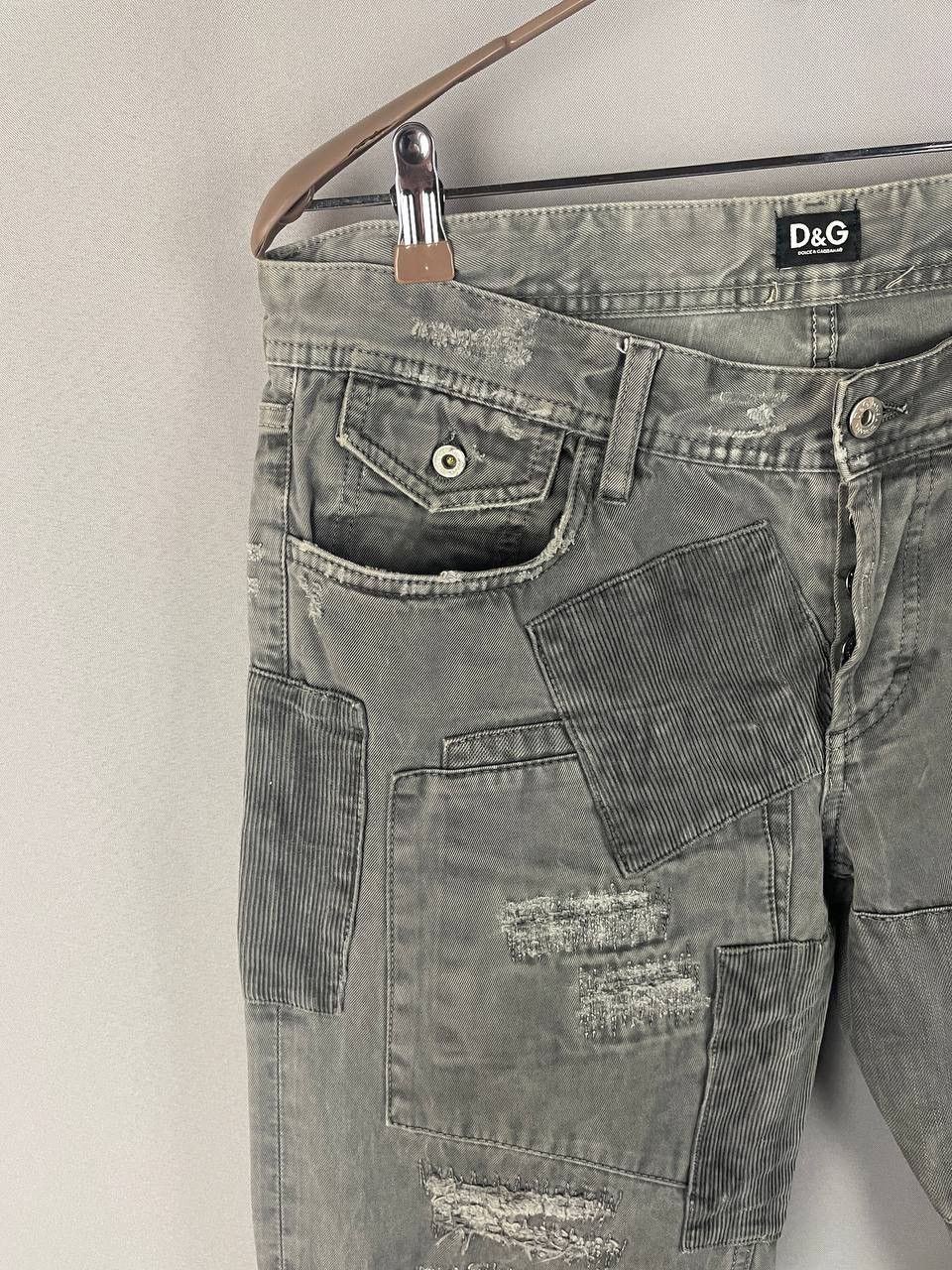 Dolce & Gabbana Dolce&Gabbana Grey Cargo Pants Denim y2k Size US 36 / EU 52 - 7 Thumbnail
