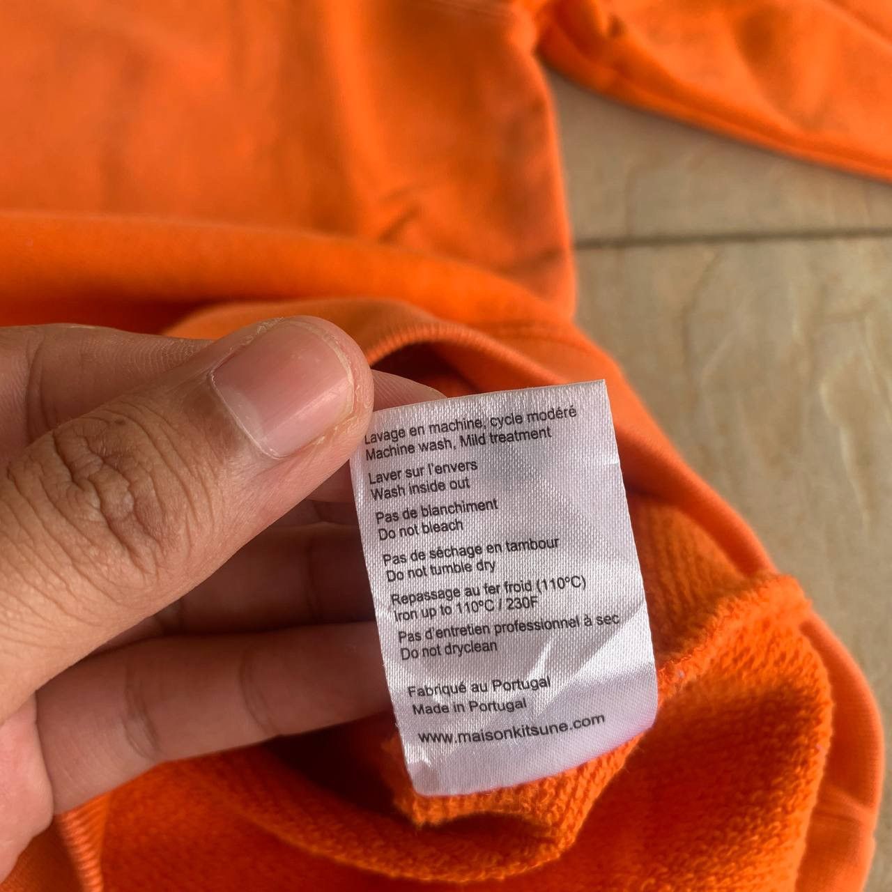 Maison Kitsune Faded MAISON KITSUNE Small Fox Logo Sweatshirt Size US L / EU 52-54 / 3 - 5 Thumbnail