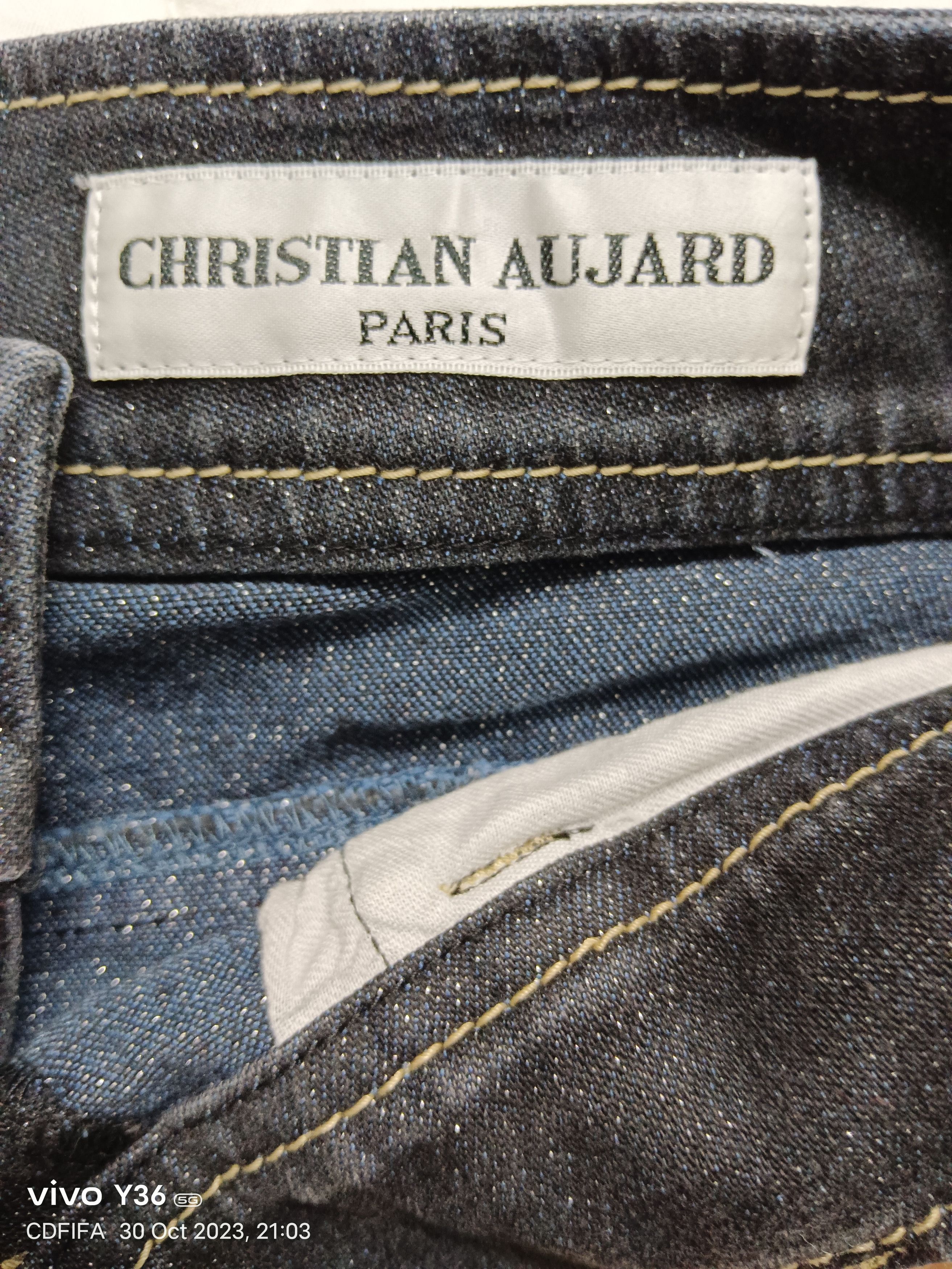 Japanese Brand Christian Aujard Low Rise Flare Jeans Size US 28 / EU 44 - 5 Thumbnail