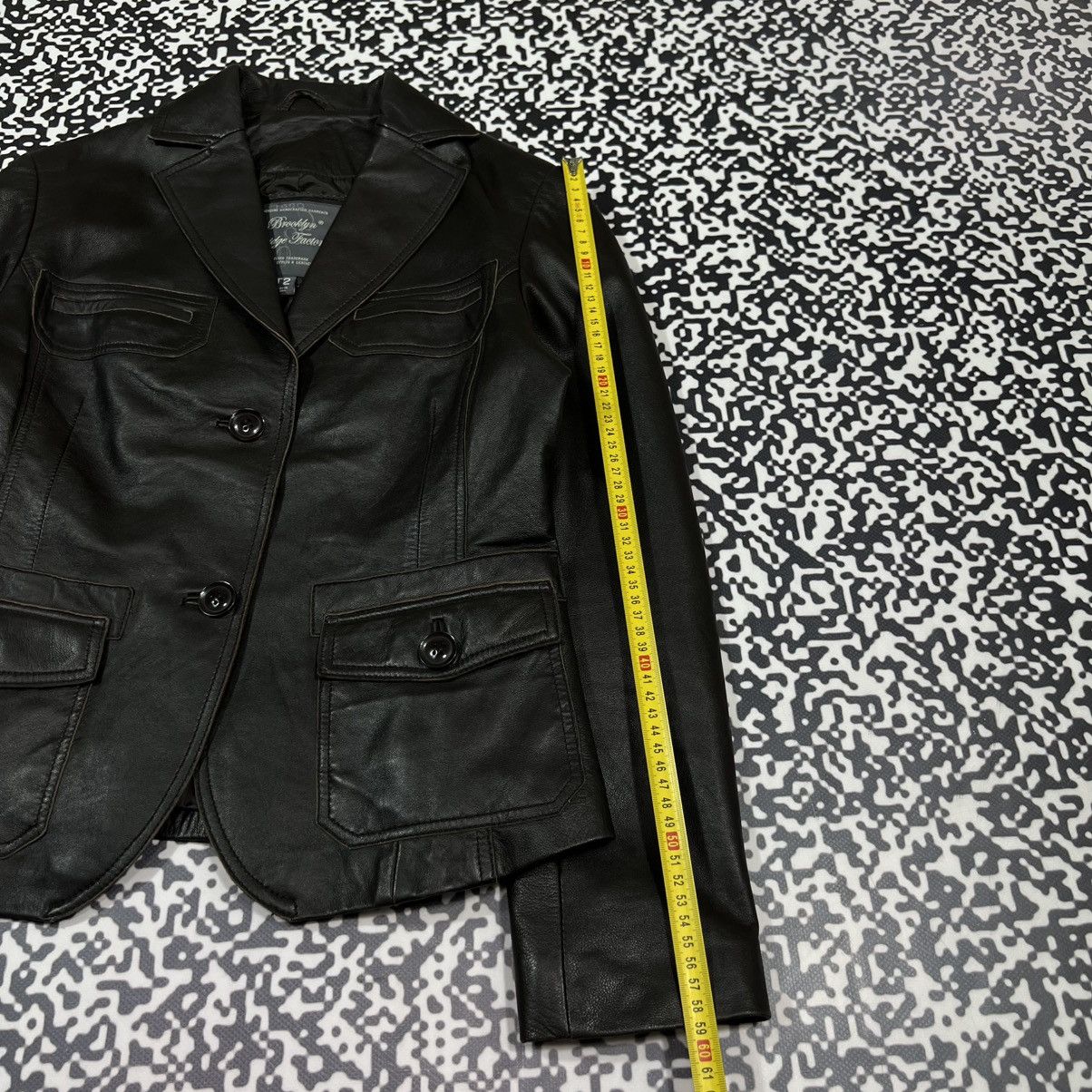 Vintage Vintage Y2K Lamb Leather Jacket Blazer Japanese Retro Style Size S / US 4 / IT 40 - 22 Thumbnail