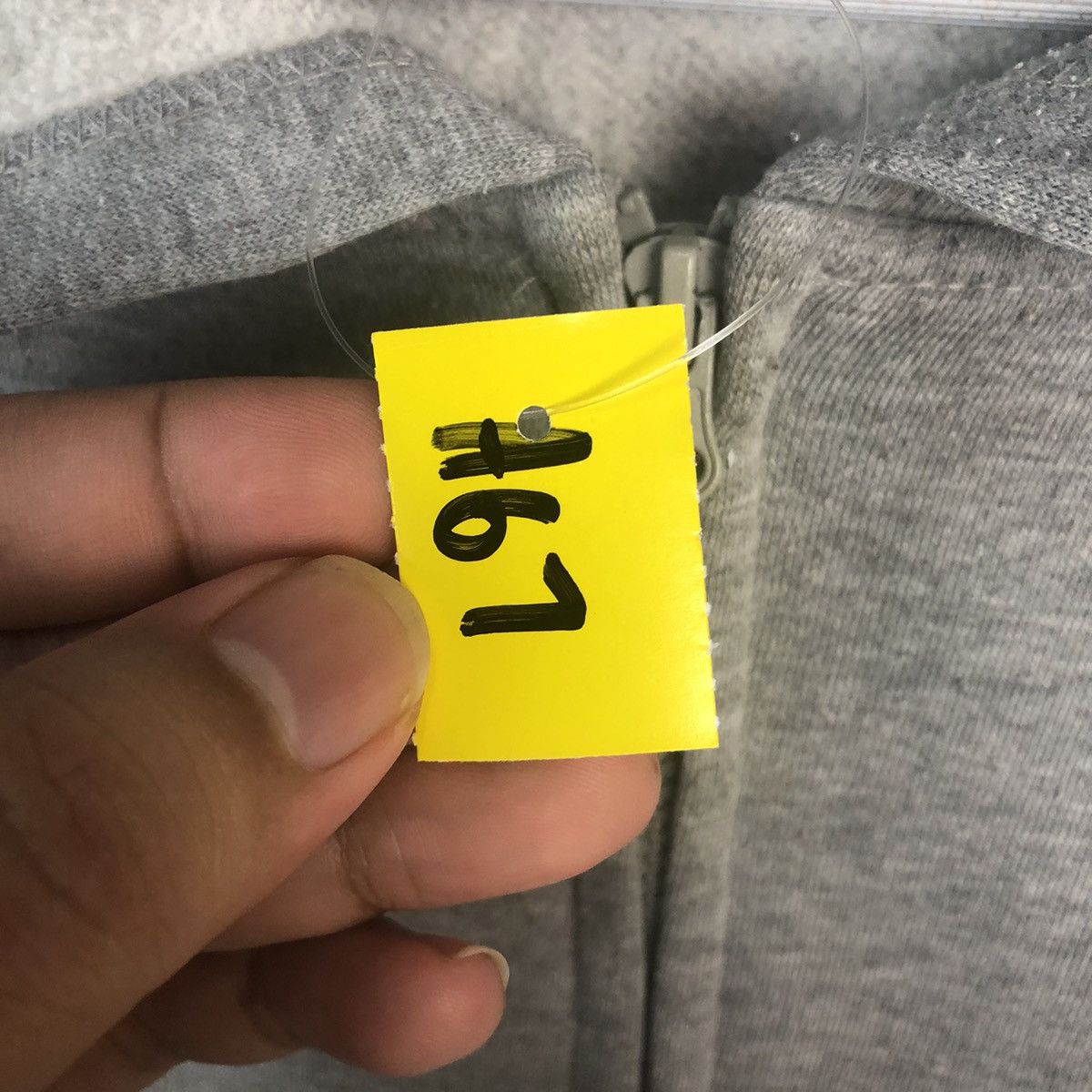 Japanese Brand Harvey Ball Smiley Face like kapital Grey Hoodie sweater#A67 Size US M / EU 48-50 / 2 - 14 Thumbnail