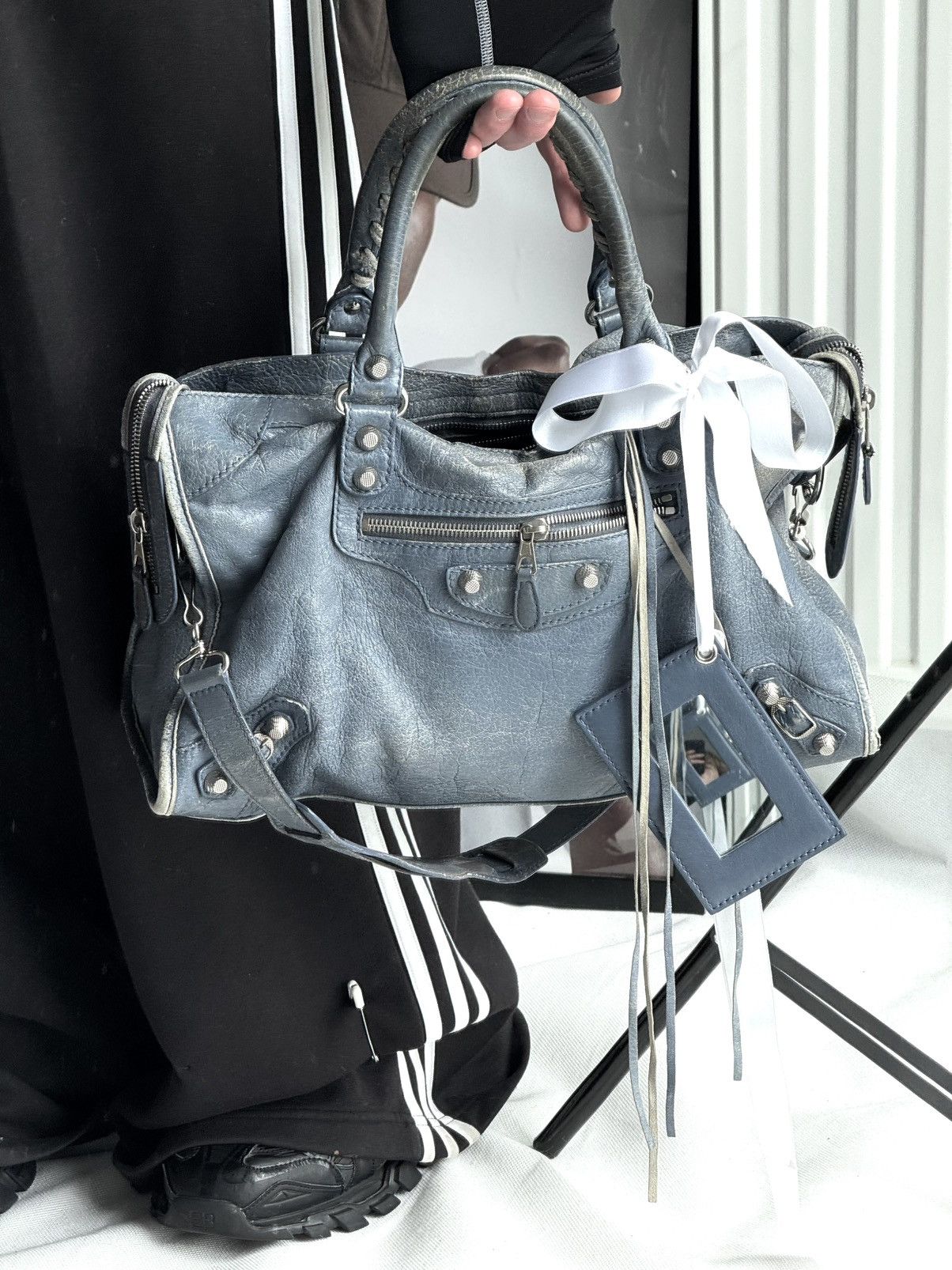 Balenciaga Vintage Balenciaga City Bag Distressed Leather Handbag Size ONE SIZE - 5 Thumbnail