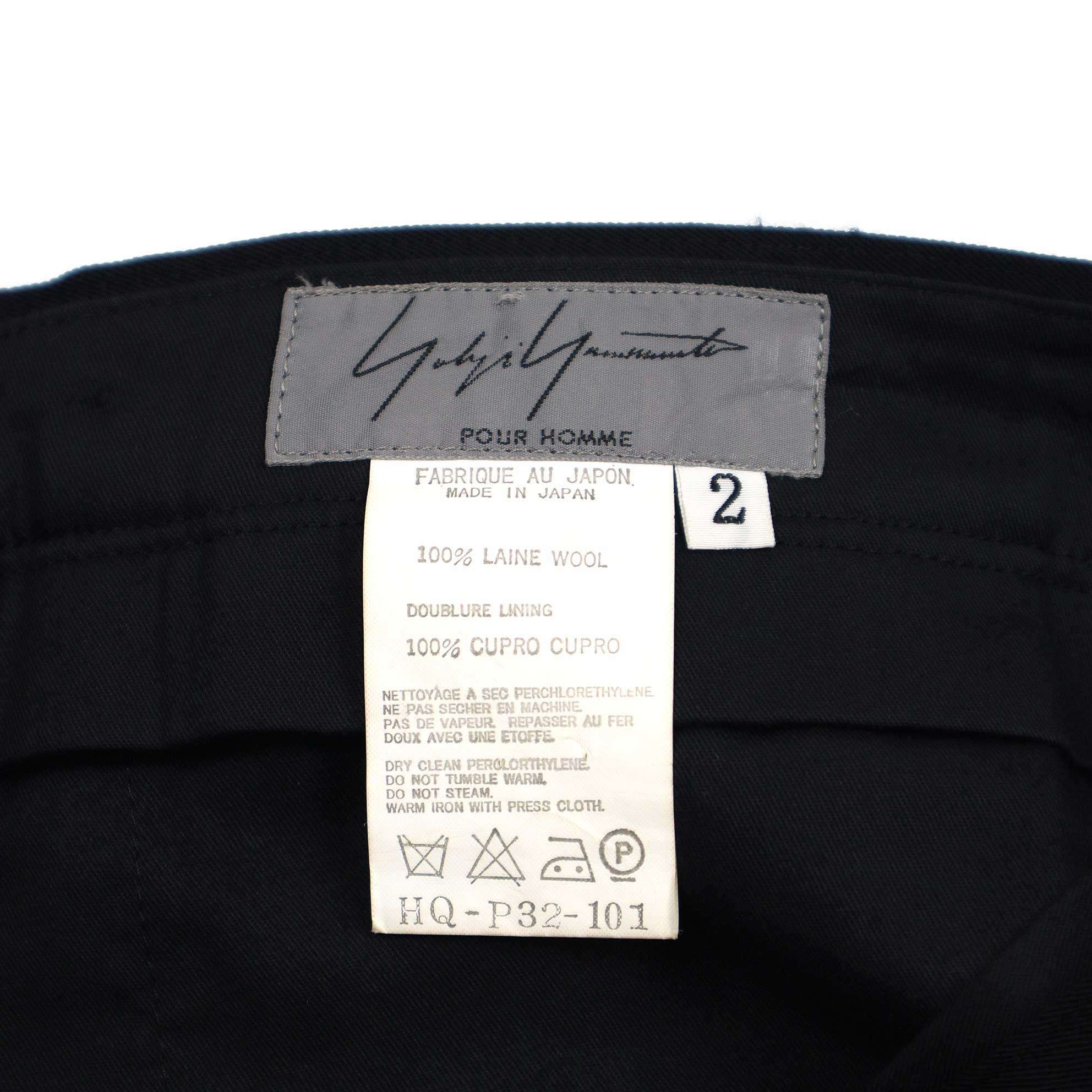 Yohji Yamamoto Yohji Yamamoto Pour Homme 03SS Side Piping Wool Wide Pants Size US 33 - 3 Thumbnail