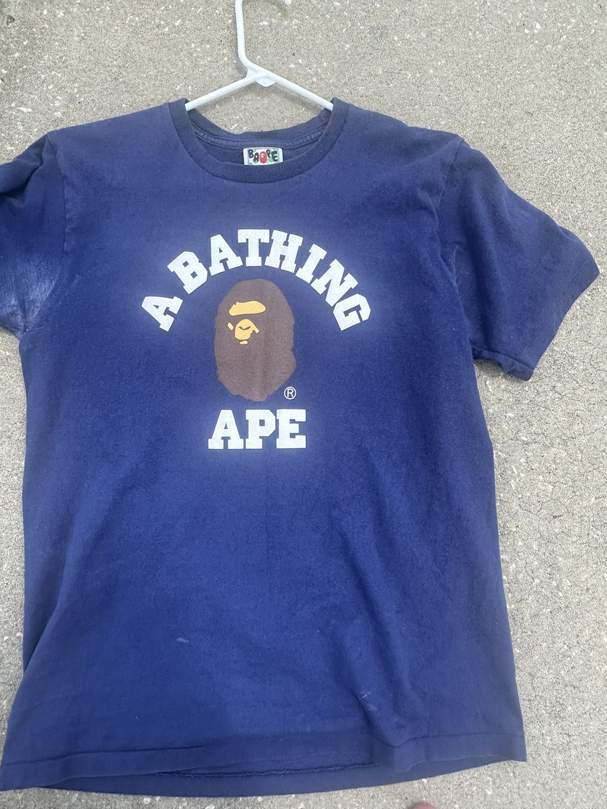 Bape Bathing Ape blue ape tee Size US M / EU 48-50 / 2 - 2 Thumbnail