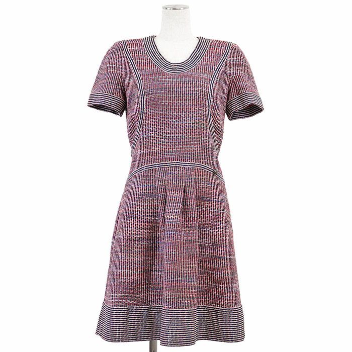 Chanel Chanel Chanel Tweed Dress Cotton Dresses P50960 DUTY FREE for USA Size ONE SIZE - 1 Thumbnail