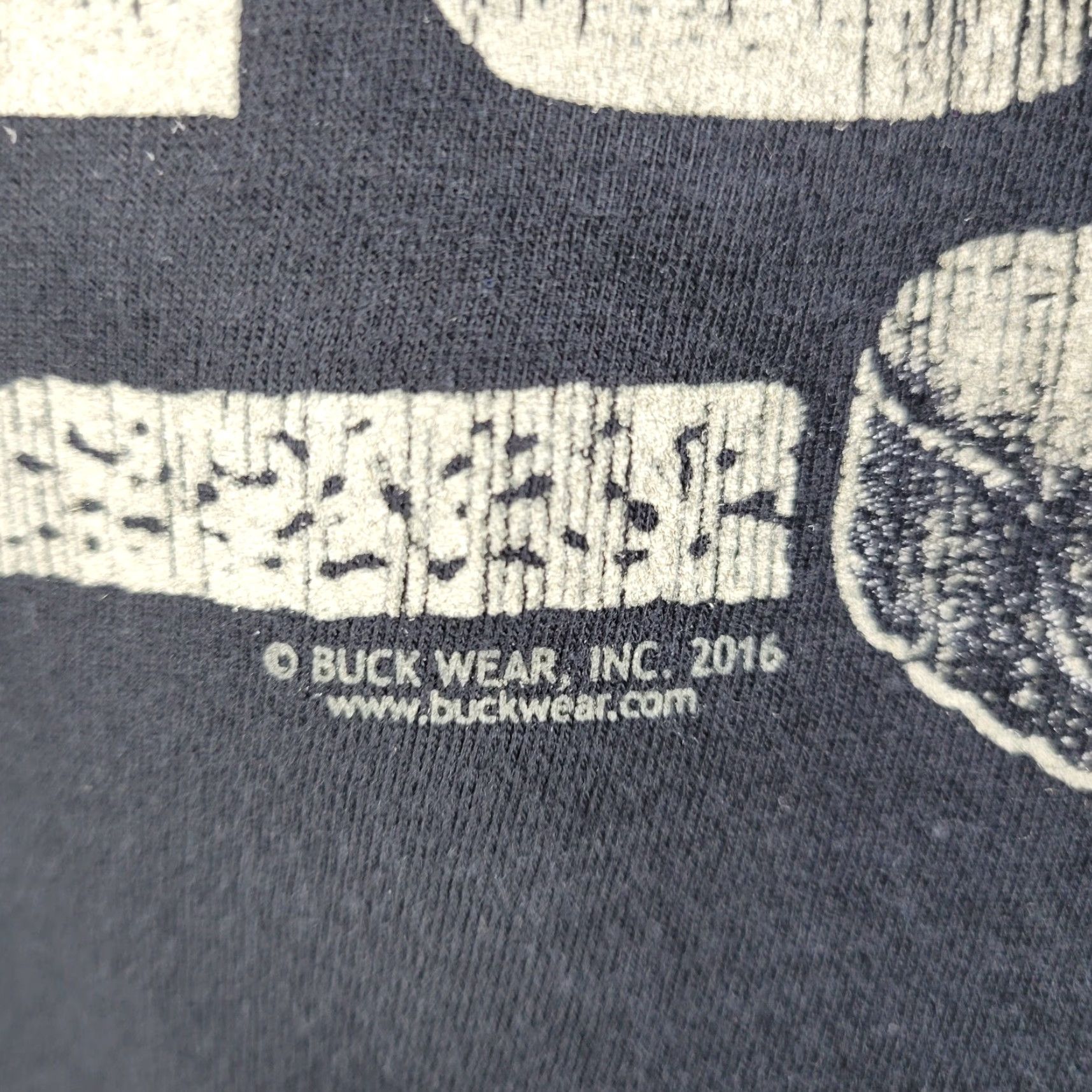 Vintage Buck Wear Respect This or Expect this 2016 T-Shirt Black S Mens Crew Neck Short Sleeve Graphic Tee Size US S / EU 44-46 / 1 - 6 Thumbnail