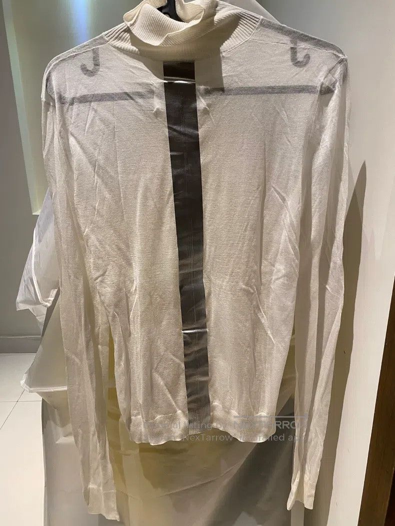Maison Margiela Maison Margiela White transparent turtleneck sweater Size M / US 6-8 / IT 42-44 - 1 Thumbnail