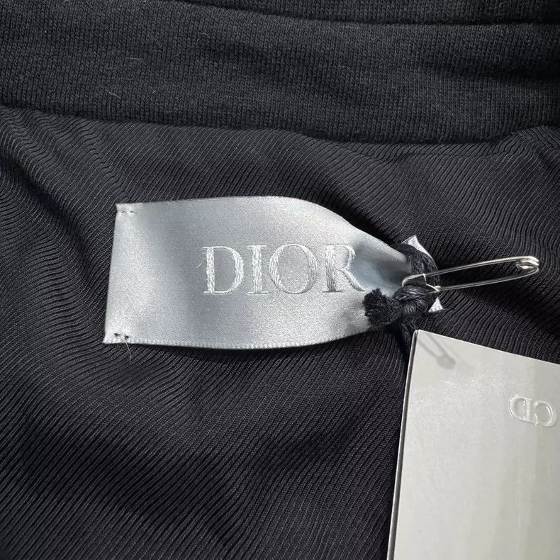 Dior Dior FW22 Solid Color Logo Embroidered Lapel Zipper Jacket Size US S / EU 44-46 / 1 - 3 Thumbnail