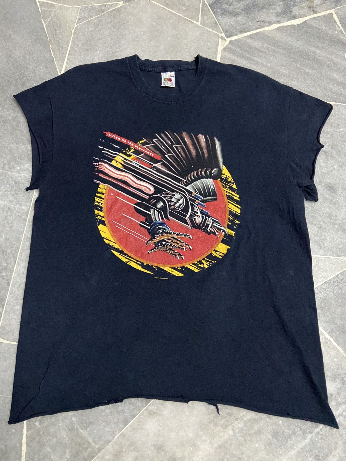 Band Tees Vintage Distressed Judas Priest Screaming for Vengeance Tee Size US M / EU 48-50 / 2 - 1 Thumbnail